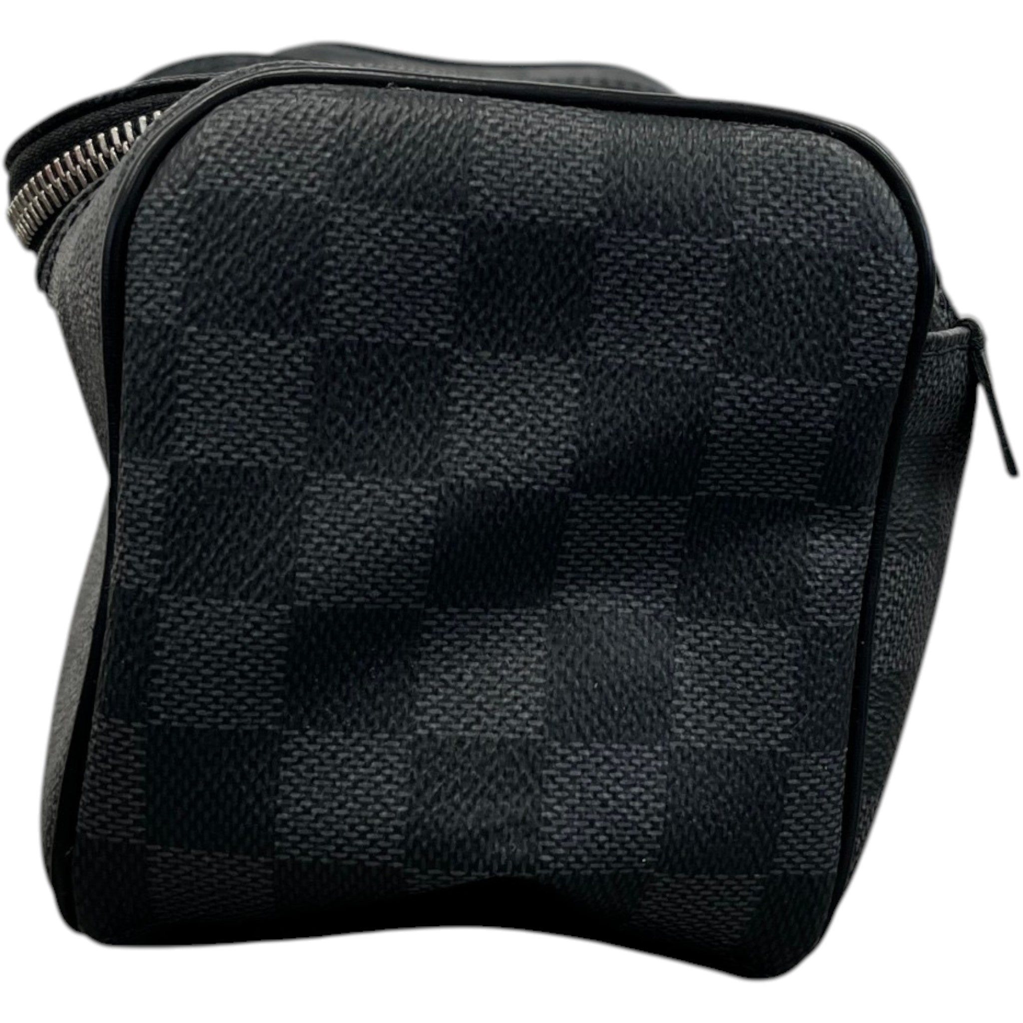 Men's Damier Graphite Toiletry Bag Black