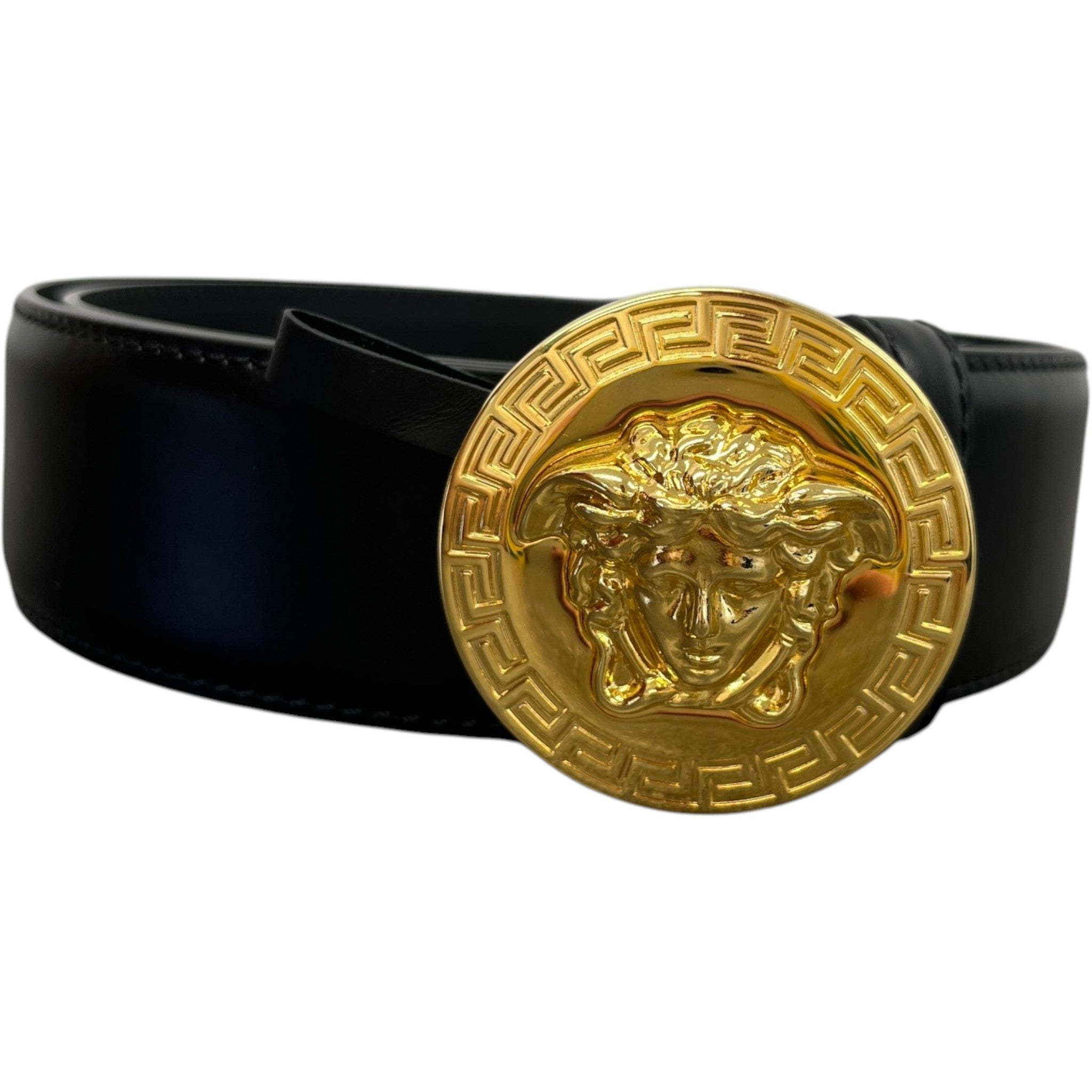 Men's Medusa Belt Black Size Waist 28"