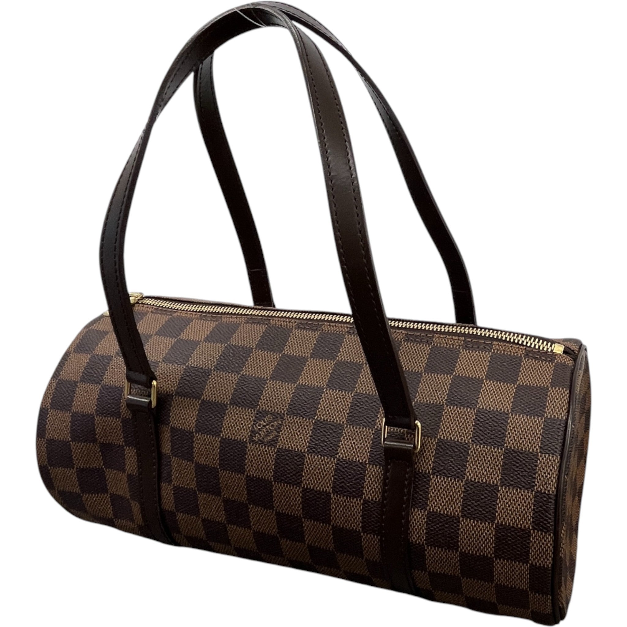 Women's Damier Ebene Papillon 30 Handbag Brown