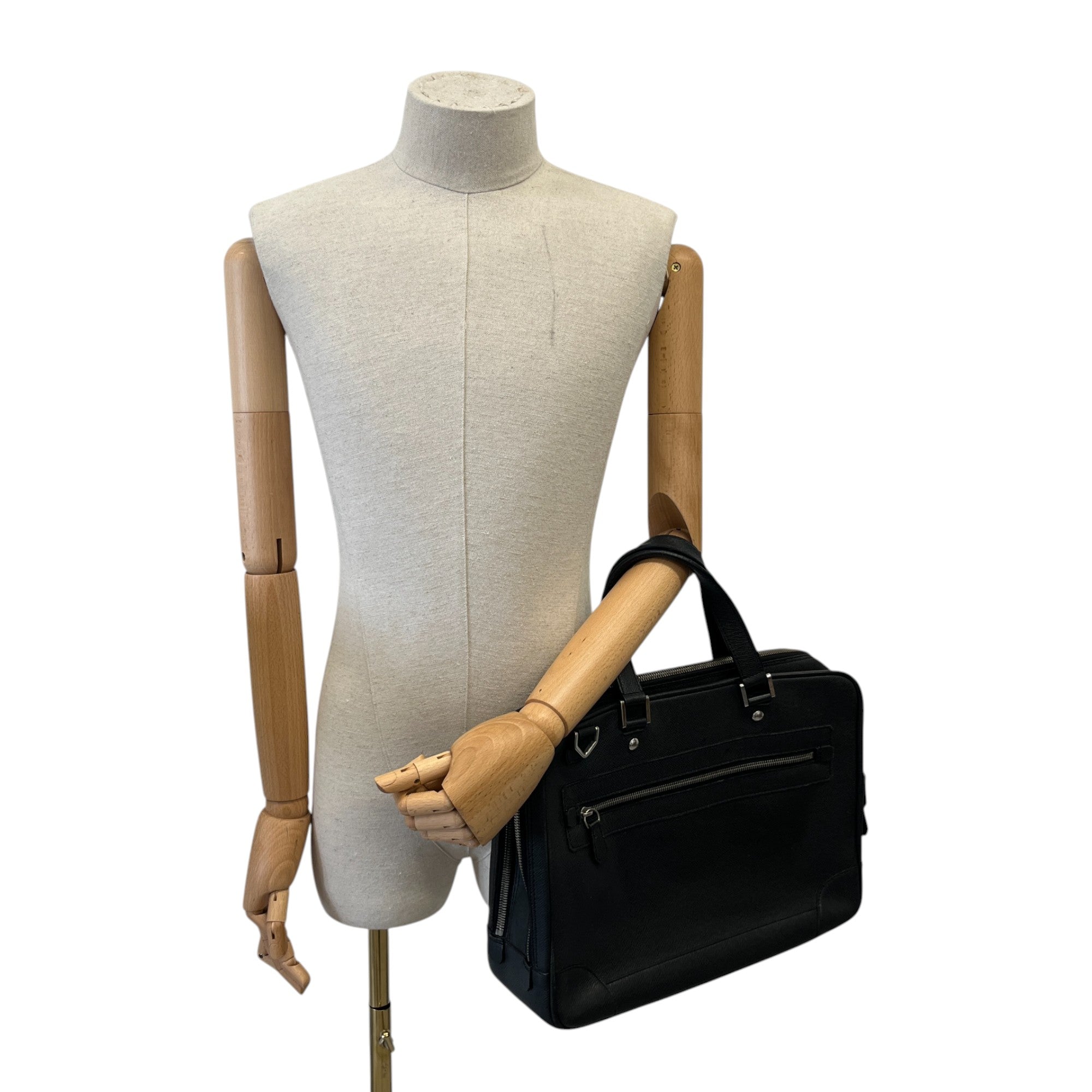 Men's Taiga Igor Briefcase Bag Black