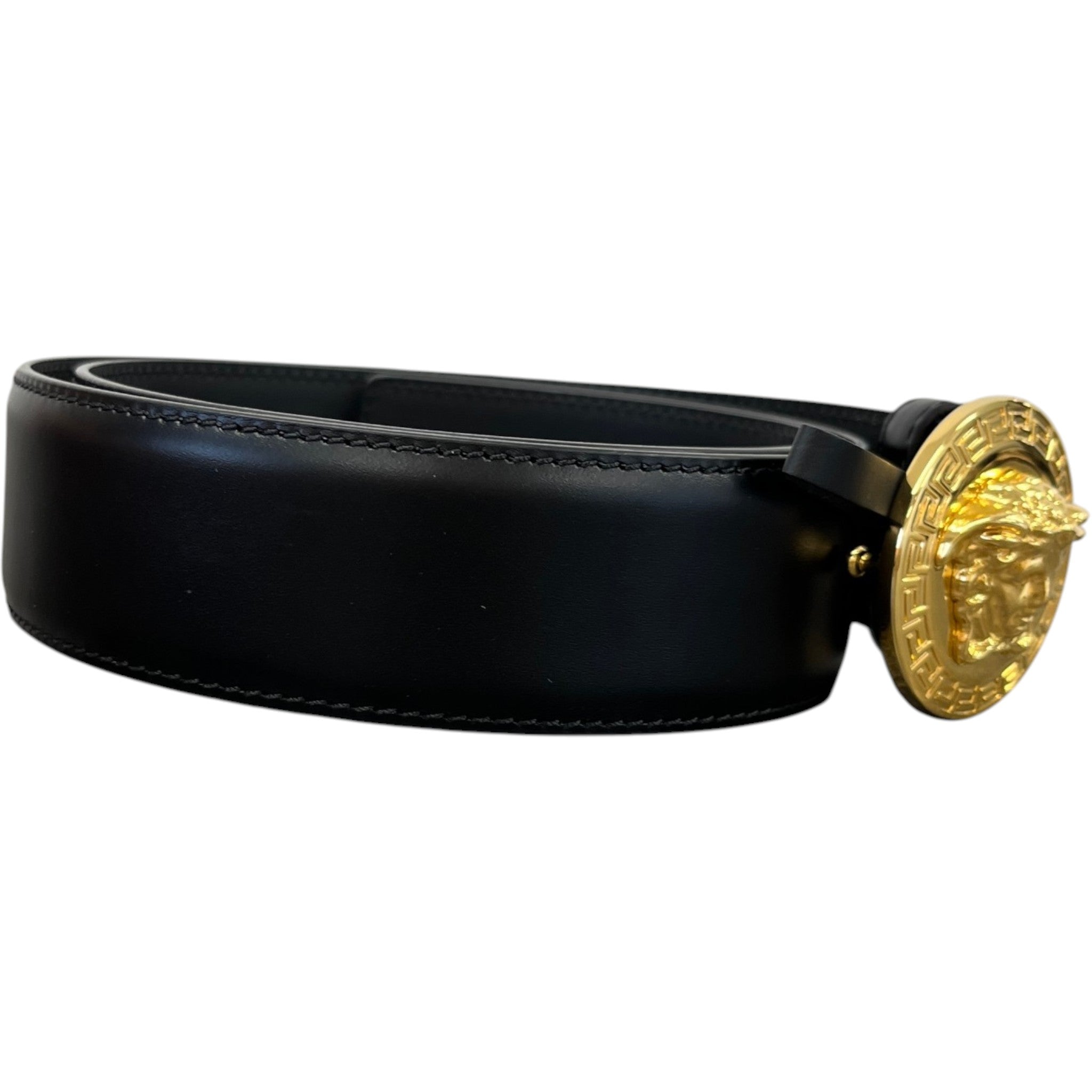 Men's Medusa Belt Black Size Waist 28"