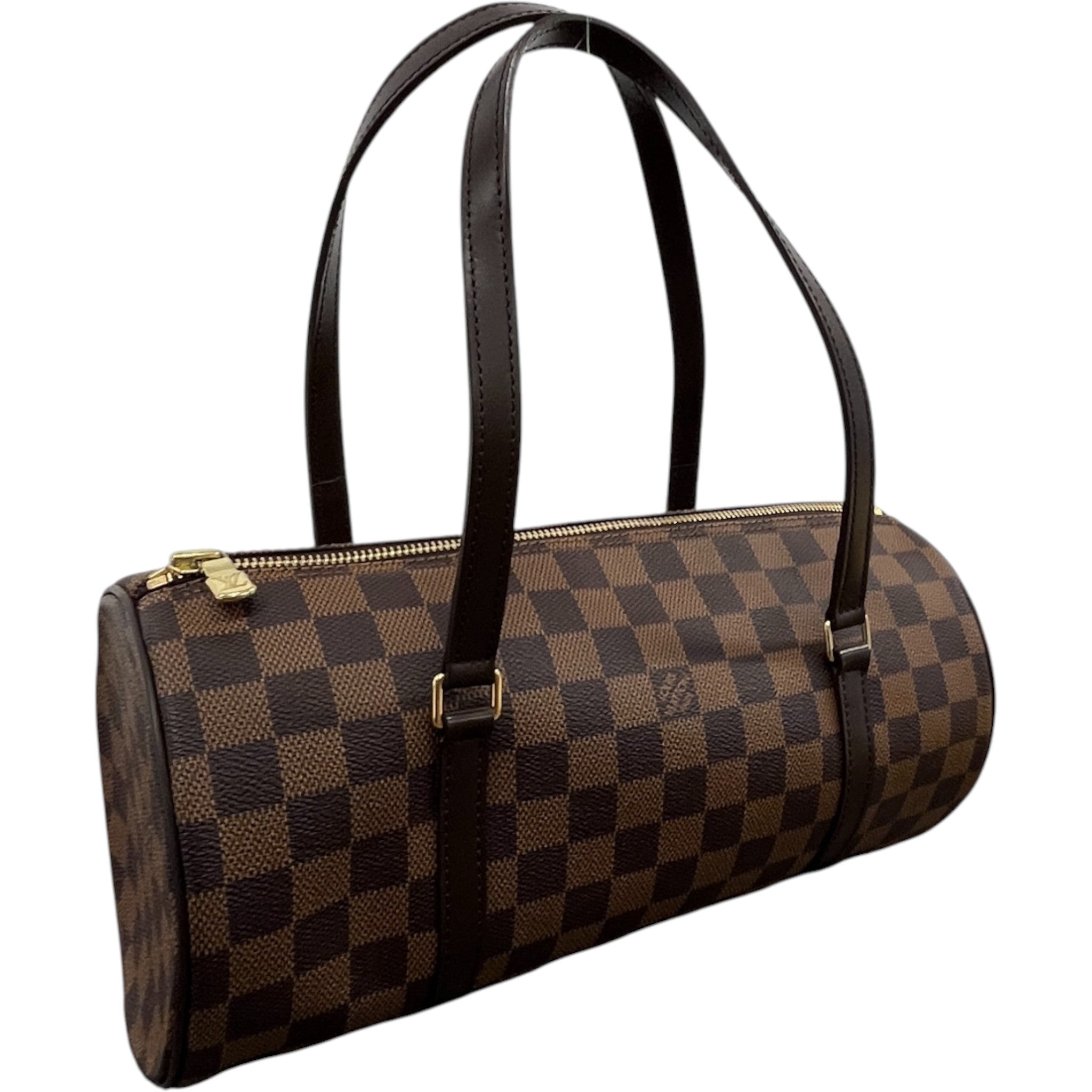 Women's Damier Ebene Papillon 30 Handbag Brown