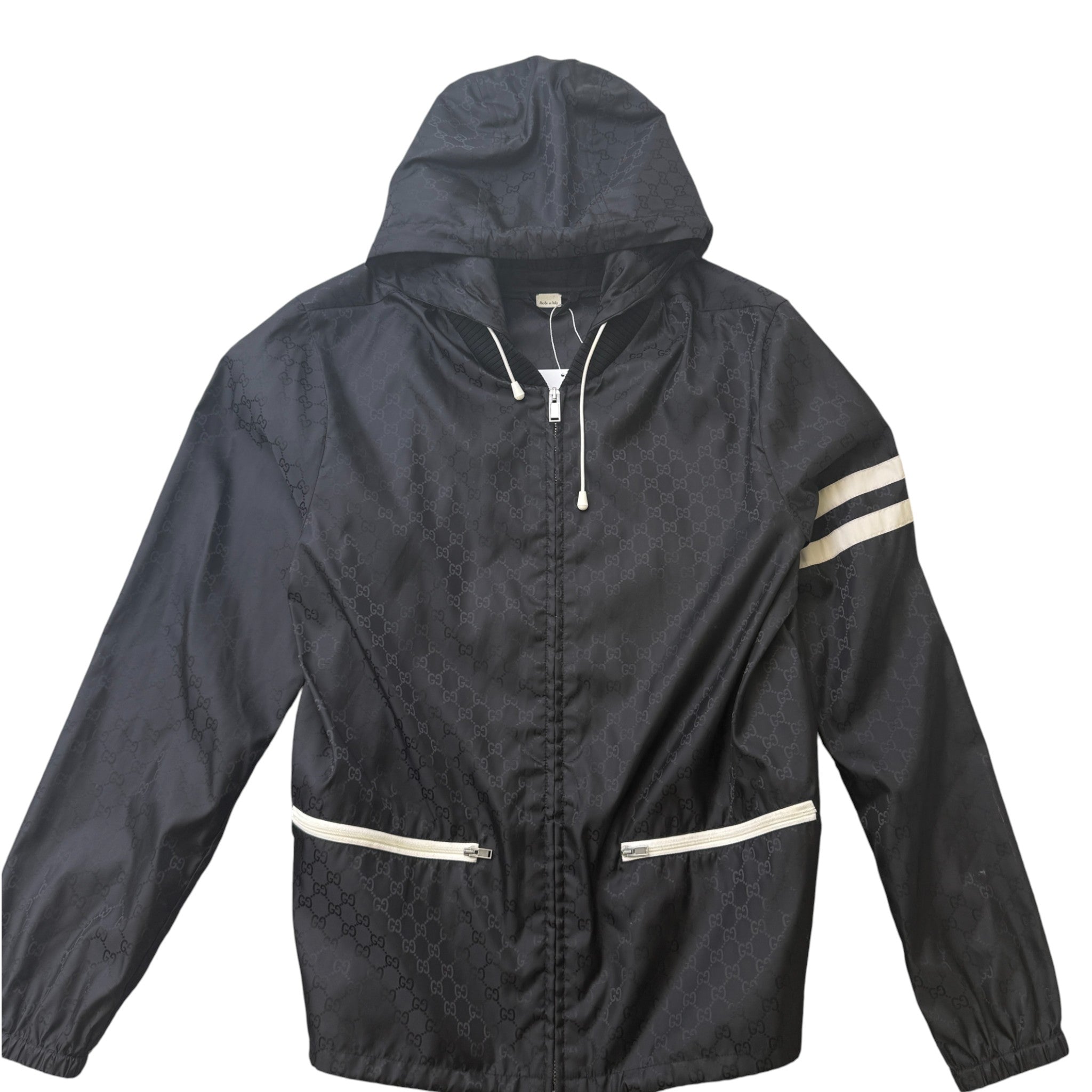 Men's Gg Supreme Windbreaker Black Size IT 48 / M
