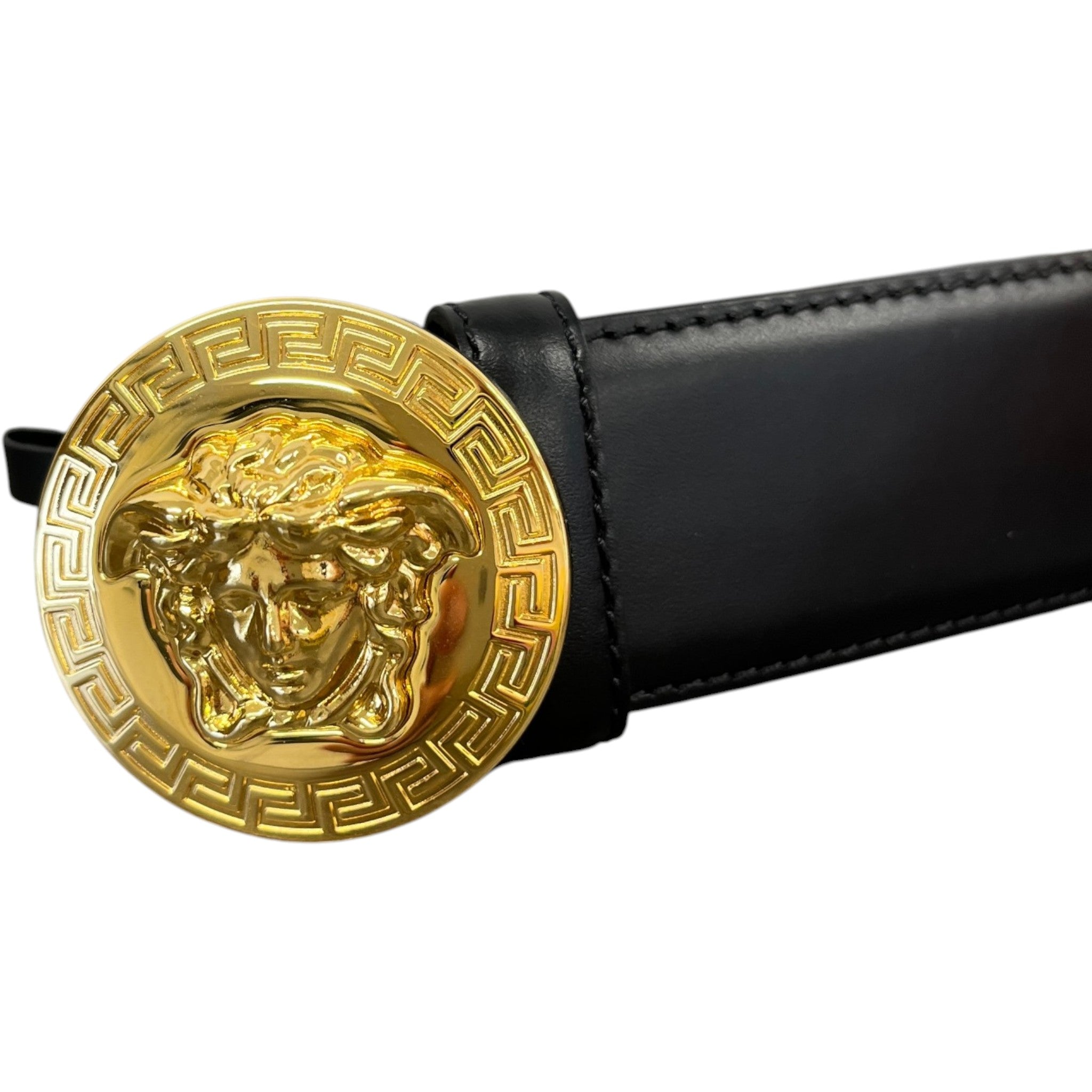 Men's Medusa Belt Black Size Waist 28"