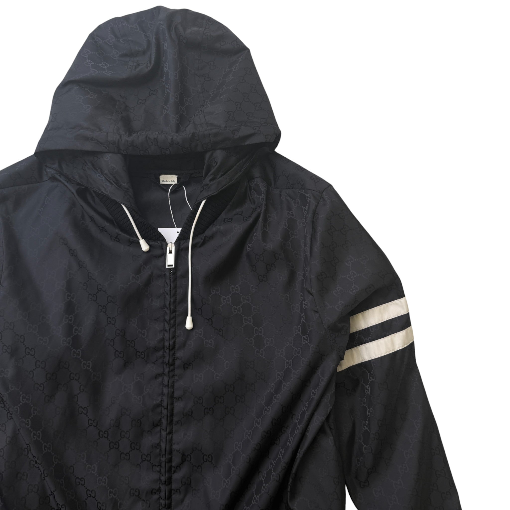 Men's Gg Supreme Windbreaker Black Size IT 48 / M