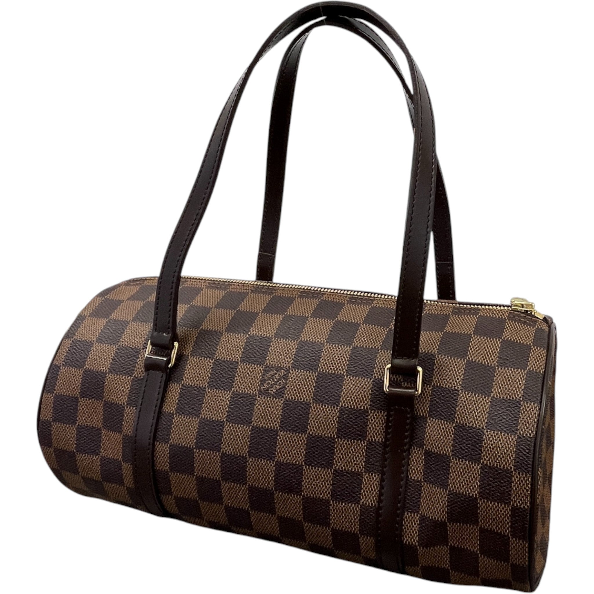 Women's Damier Ebene Papillon 30 Handbag Brown