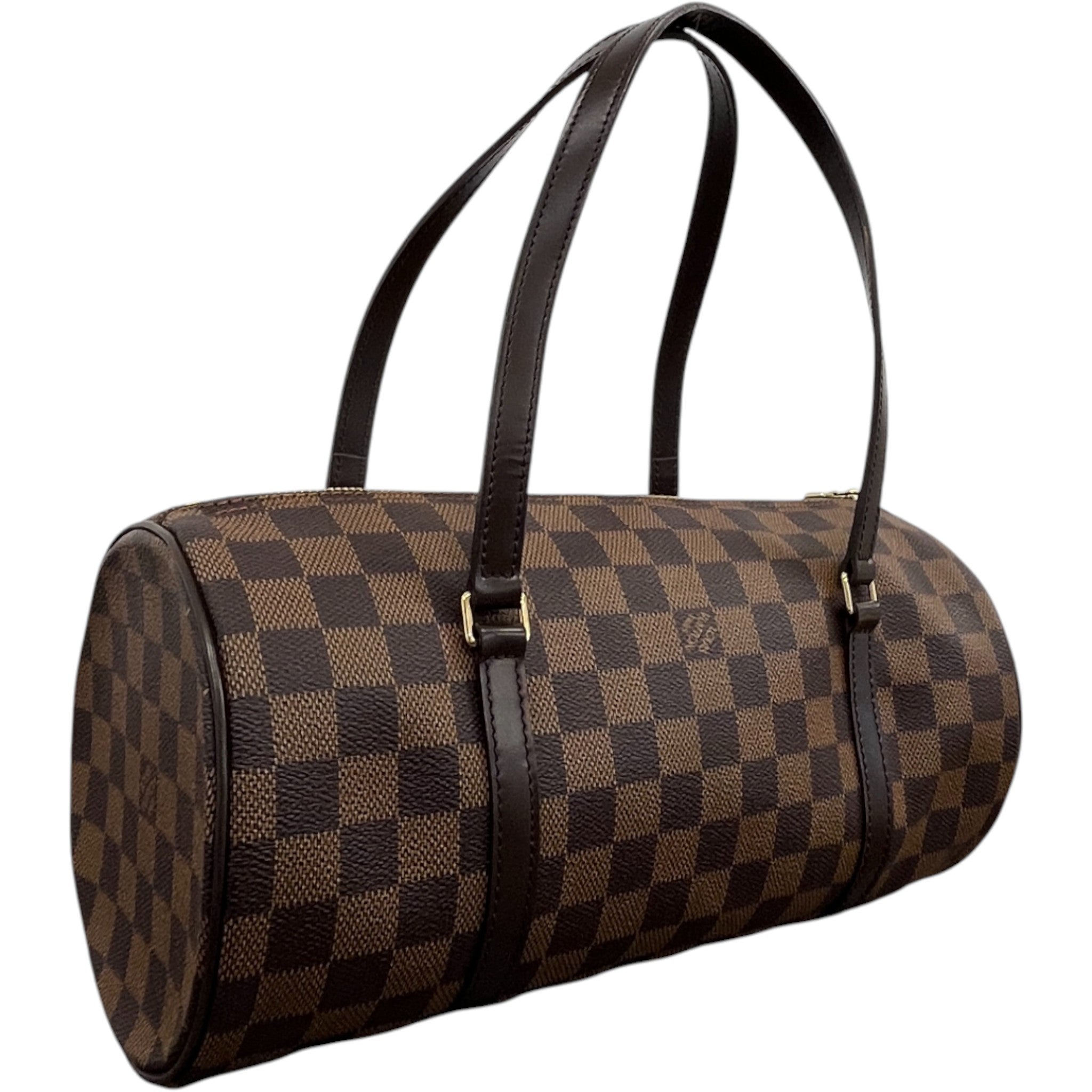 Women's Damier Ebene Papillon 30 Handbag Brown