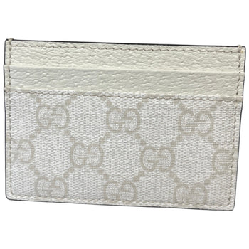 Men's GG Supreme Card Holder White
