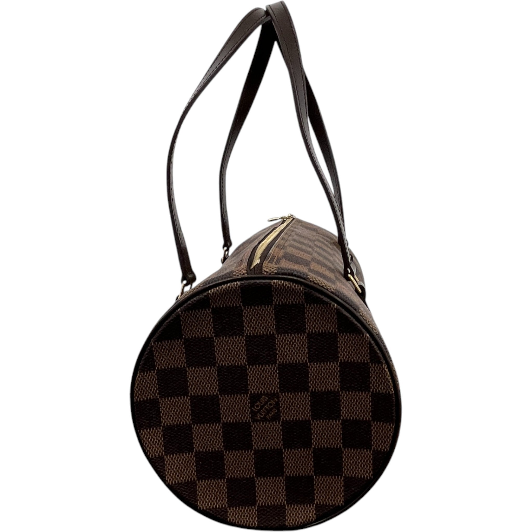 Women's Damier Ebene Papillon 30 Handbag Brown