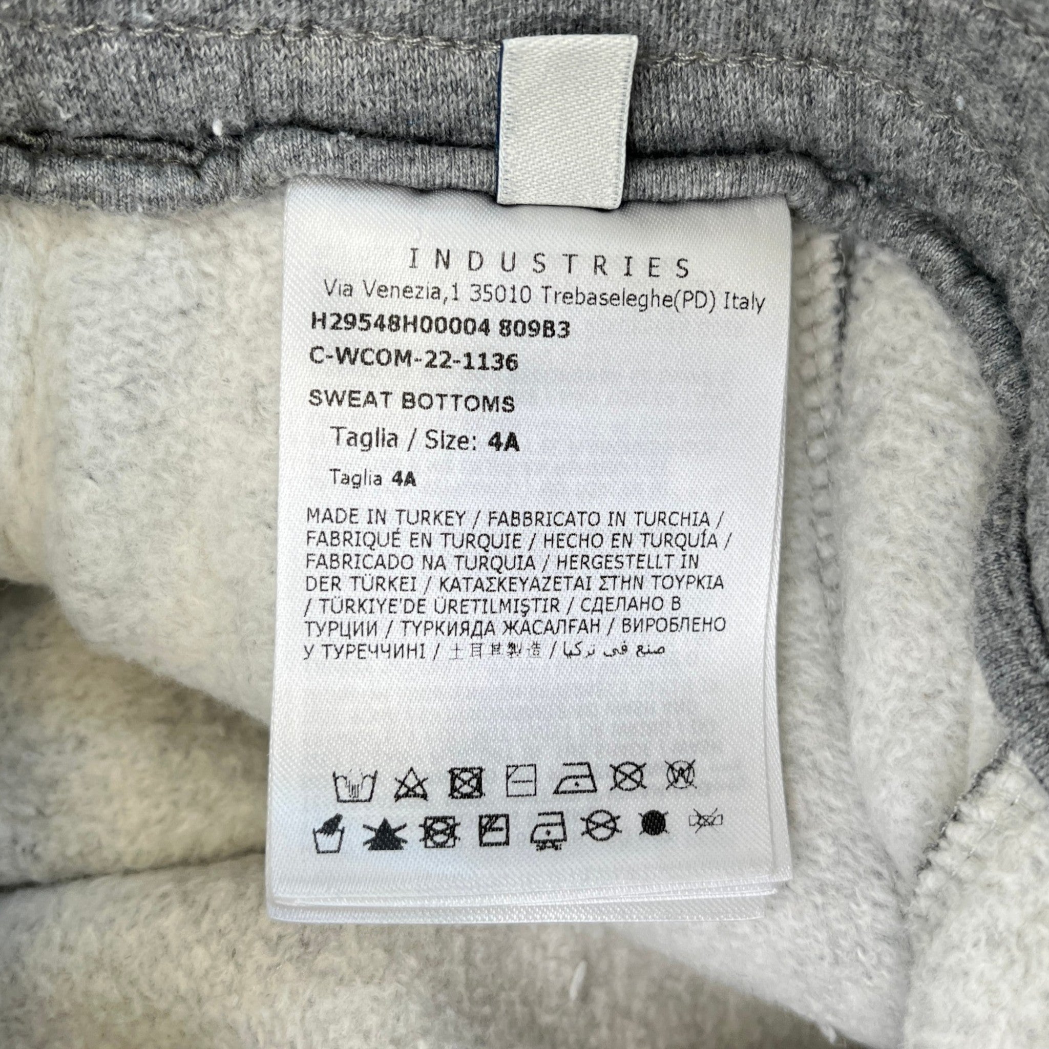Men's Boys Age 4 Maglia Full Tracksuit Grey Size XXS
