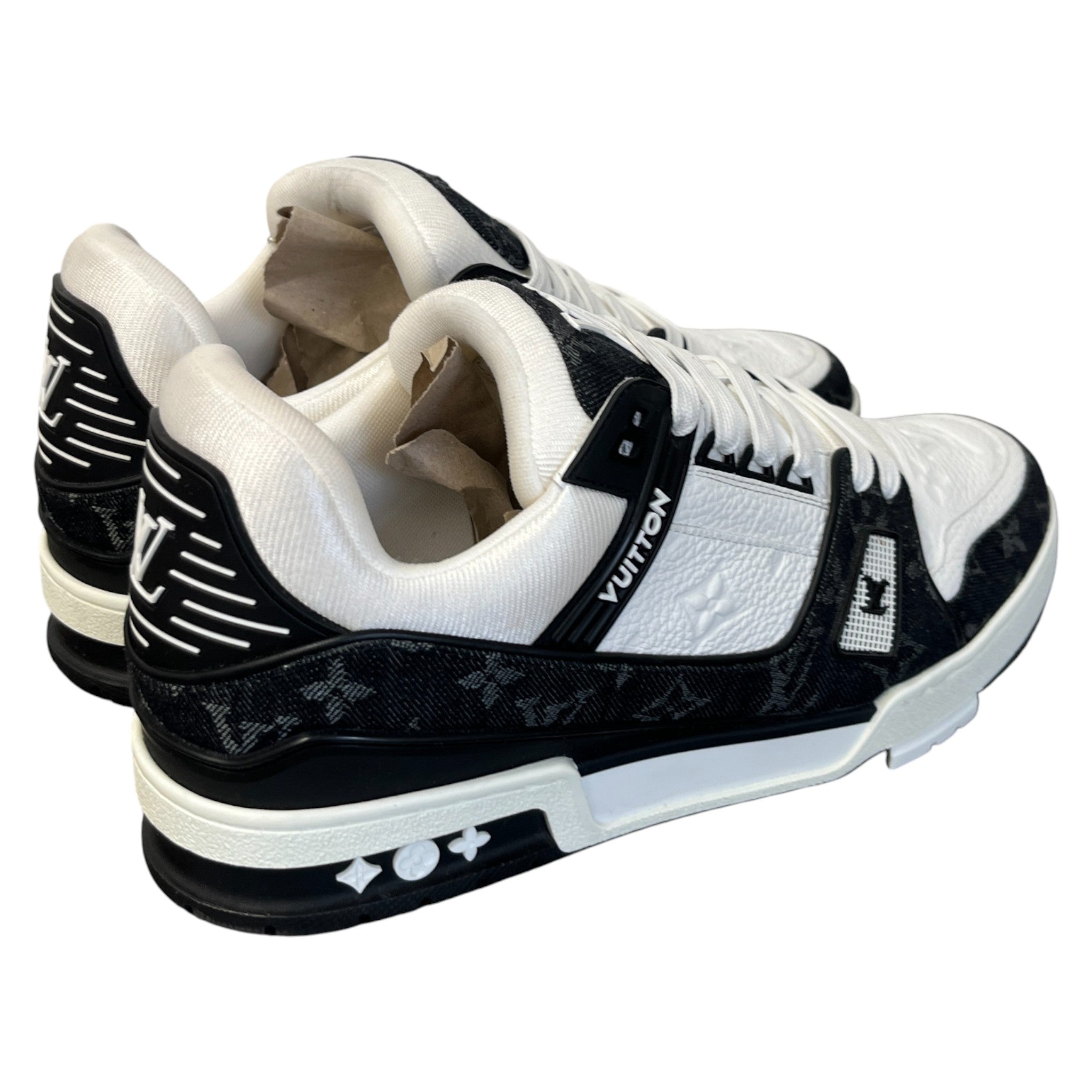 Men's Lv Low Trainers Black Size EU 43.5 / UK 9.5