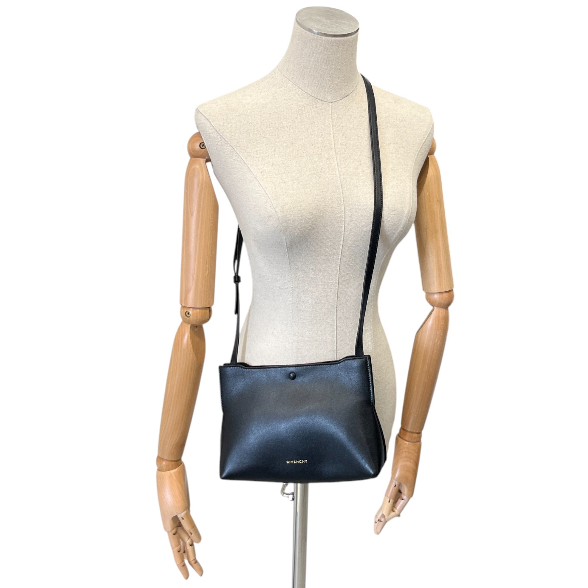 Women's Folded Pochette Bag Black