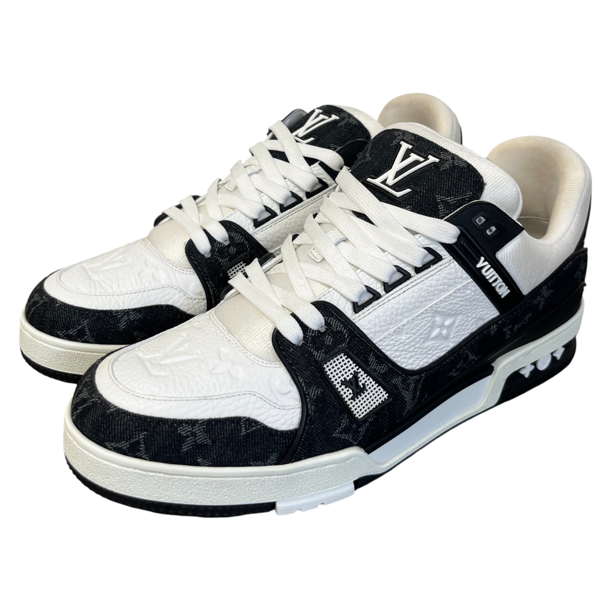 Men's Lv Low Trainers Black Size EU 43.5 / UK 9.5