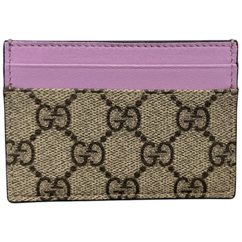 Men's GG Supreme Card Holder Beige