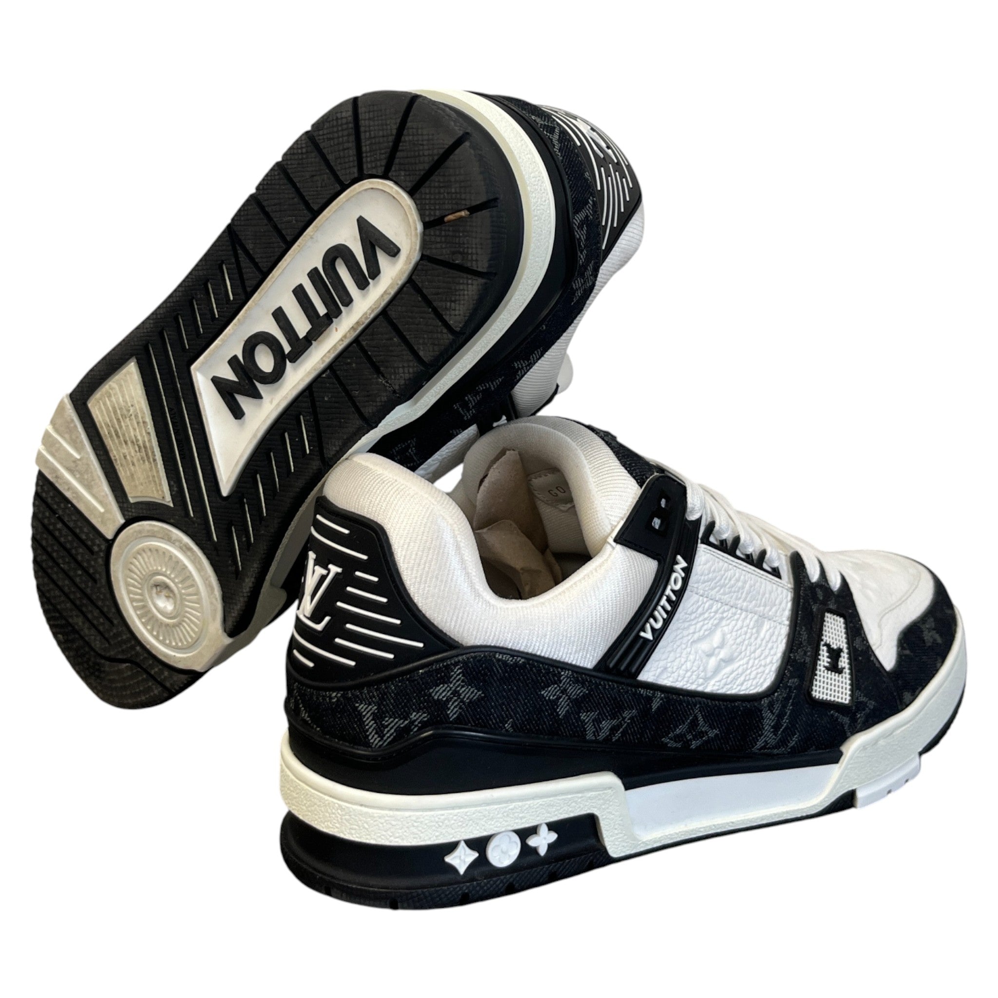 Men's Lv Low Trainers Black Size EU 43.5 / UK 9.5