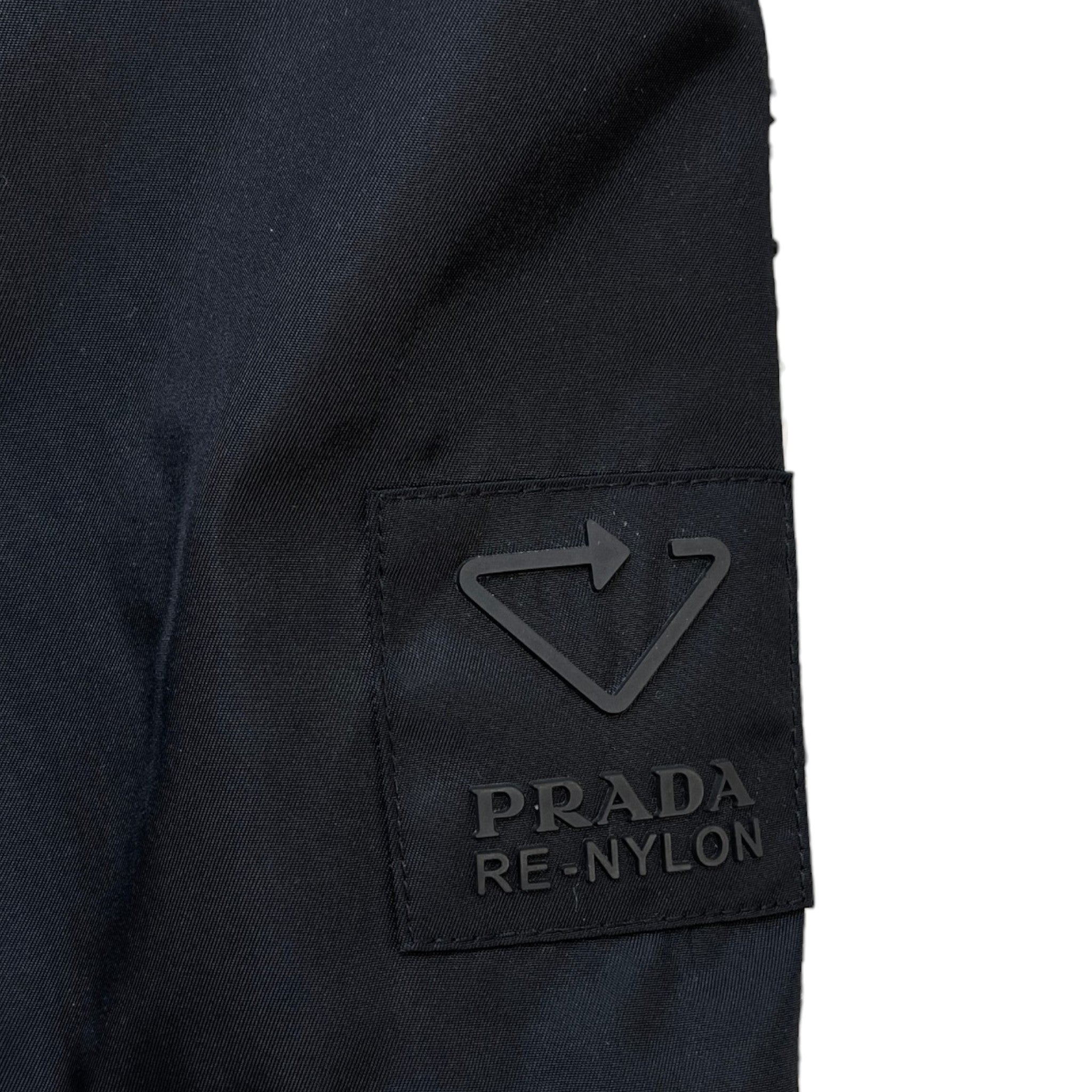 Women's Plaque Logo Raincoat Jacket Black Size IT 40 / UK 8