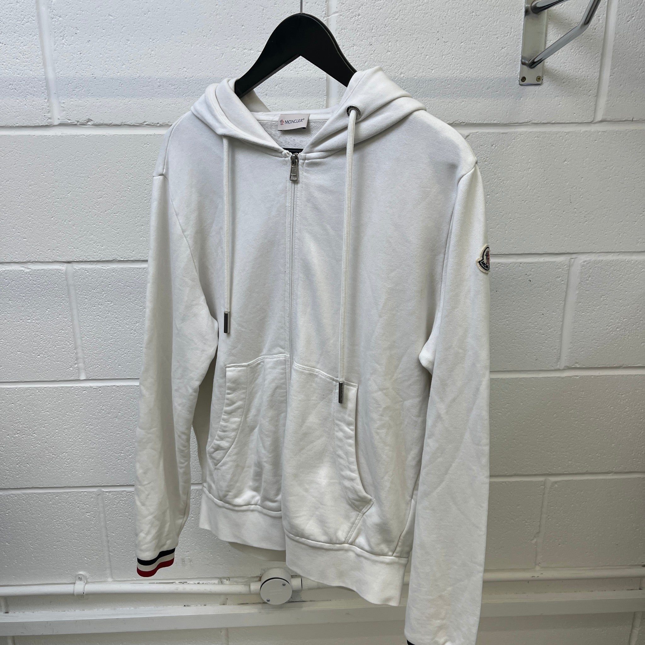 Men's Maglia Cardigan Hoodie White Size L