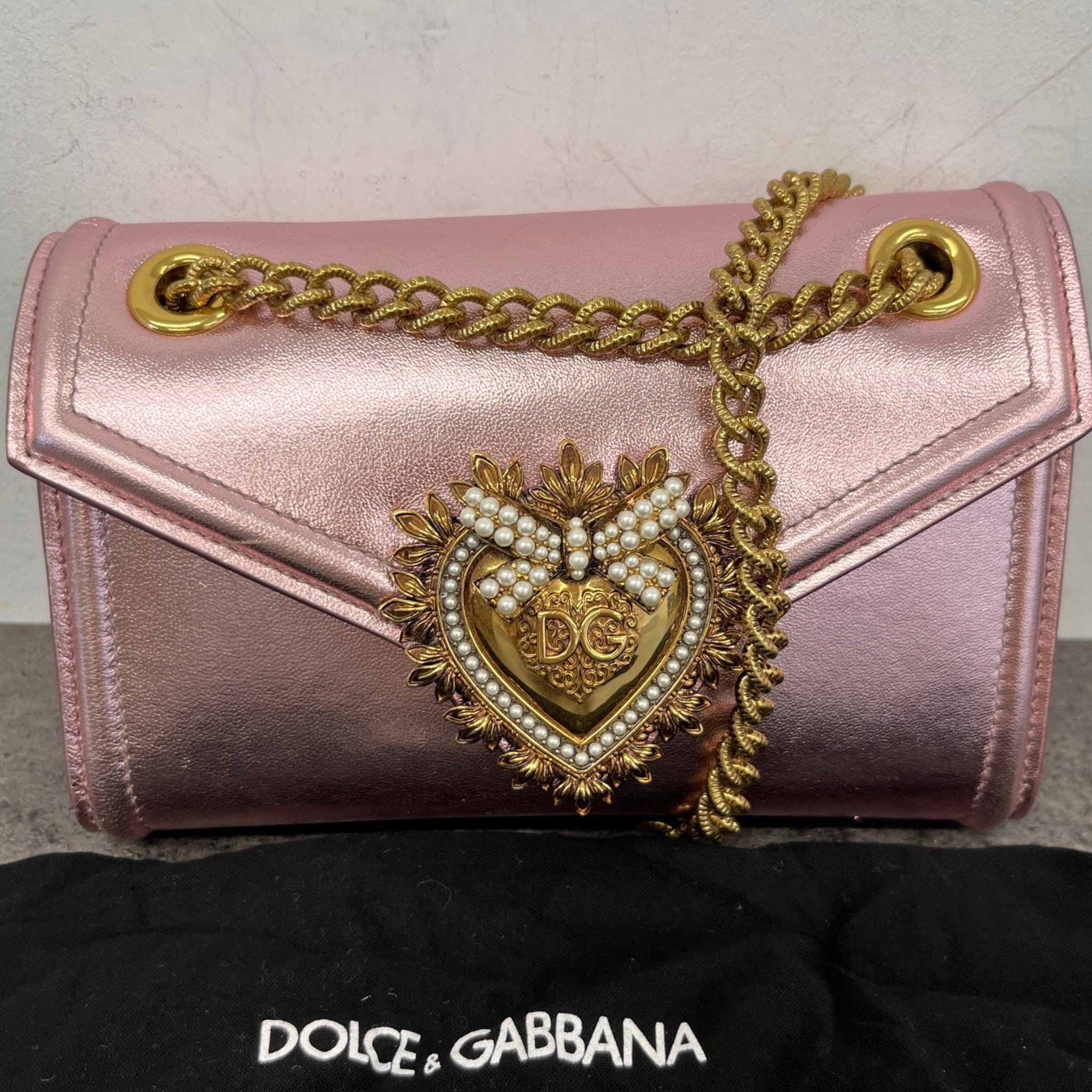 Women's Devotion Metallic Bag Pink