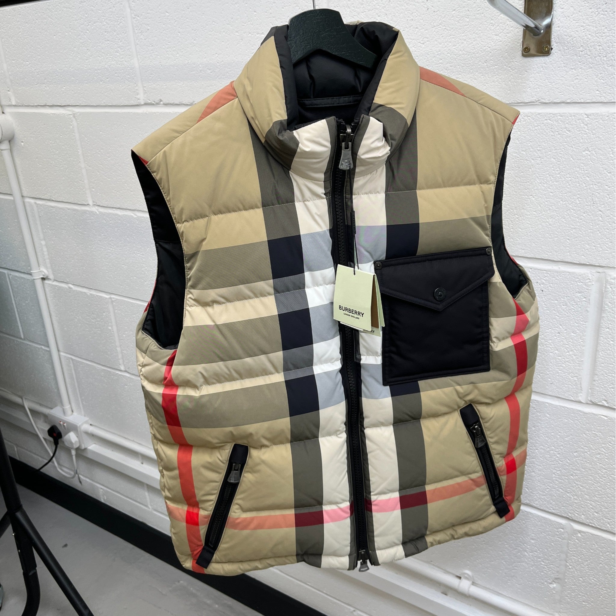 Men's Romford Reversible Gilet Multi-Coloured Size S