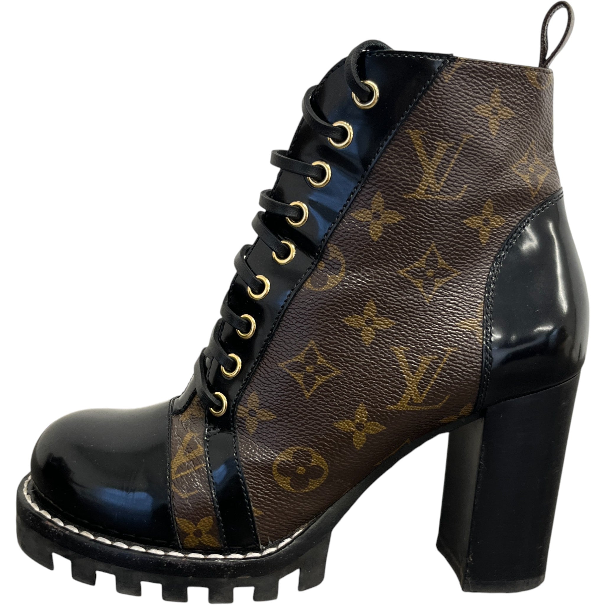 Women's Monogram Star Trail Boots Brown Size EU 38 / UK 5