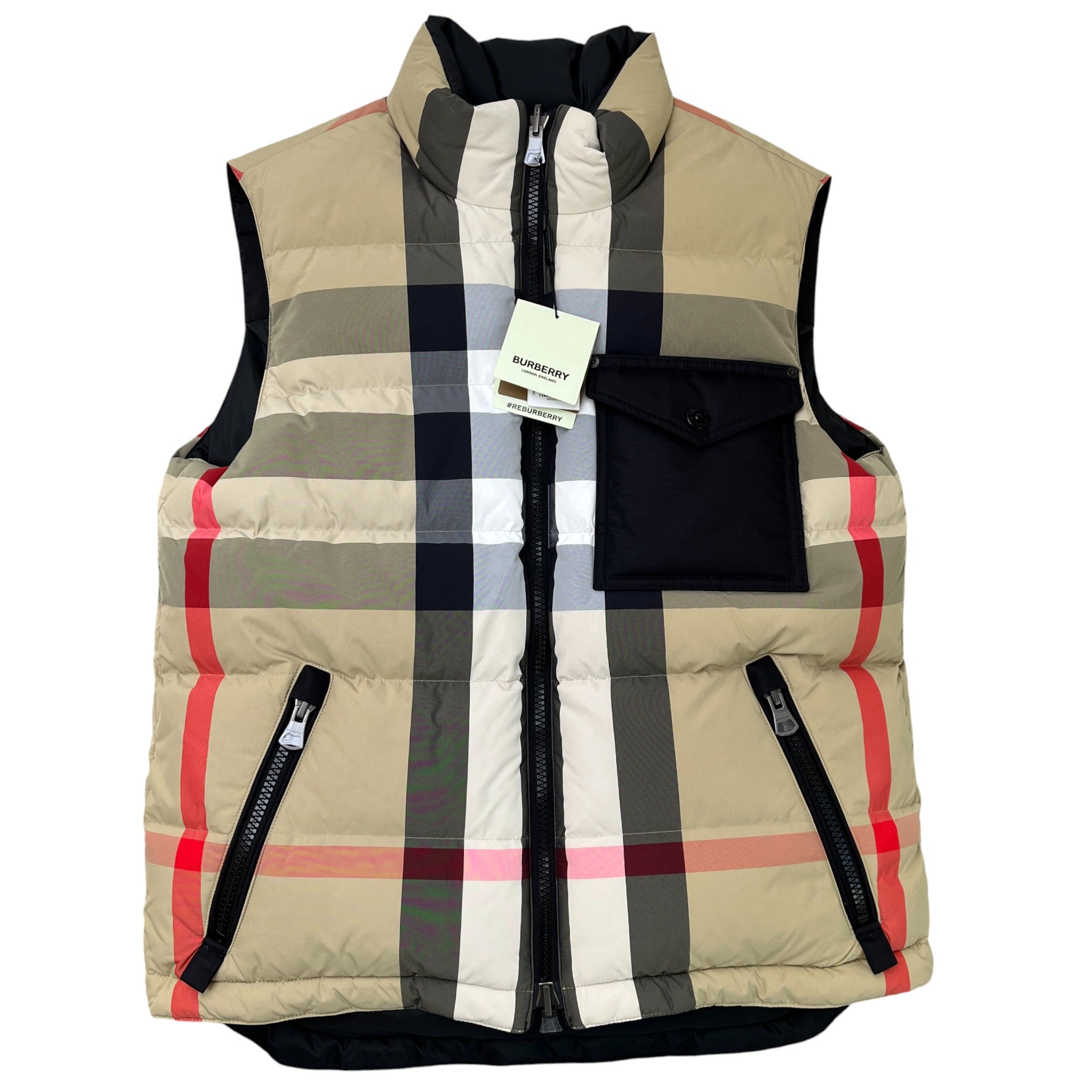 Men's Romford Reversible Gilet Multi-Coloured Size S