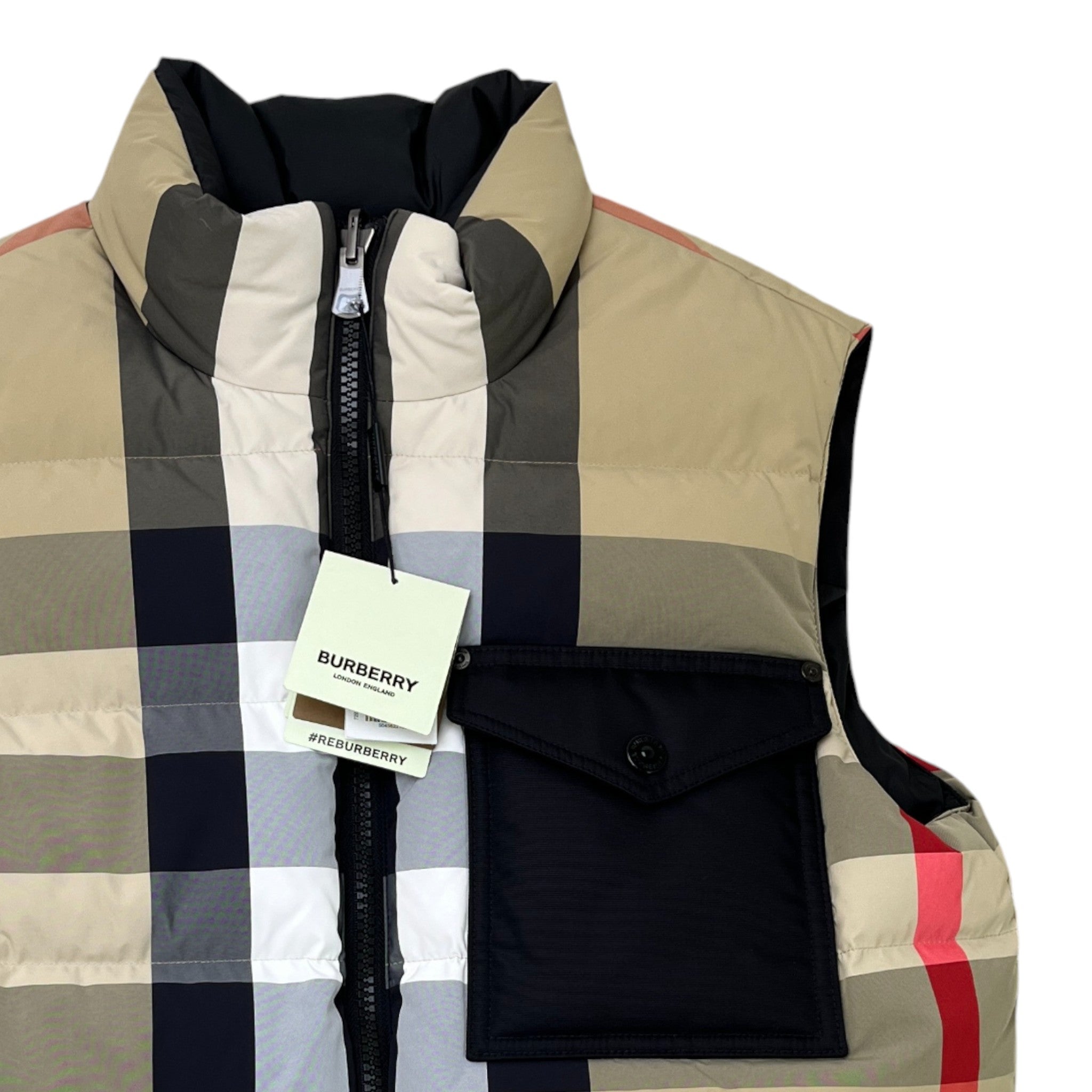 Men's Romford Reversible Gilet Multi-Coloured Size S