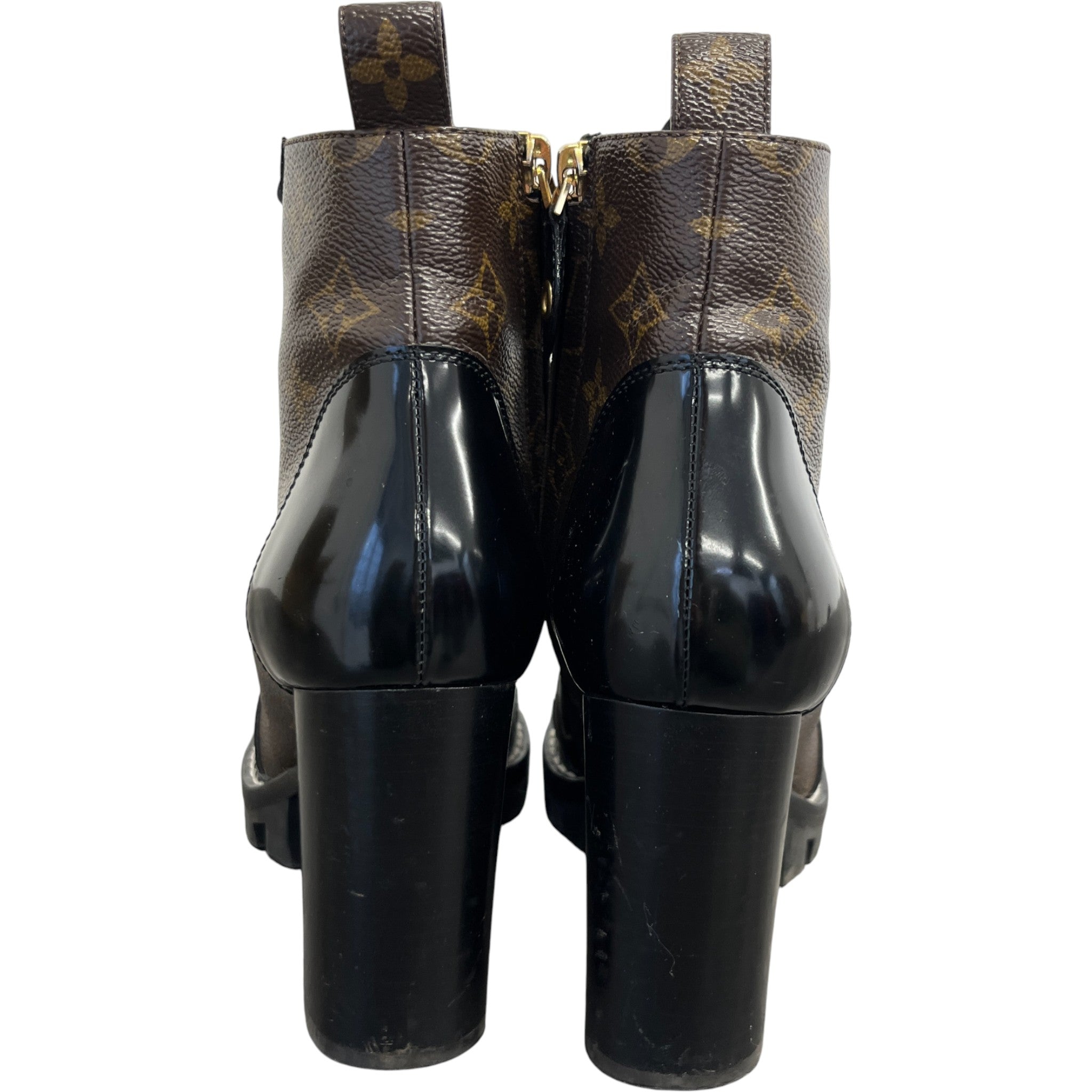 Women's Monogram Star Trail Boots Brown Size EU 38 / UK 5