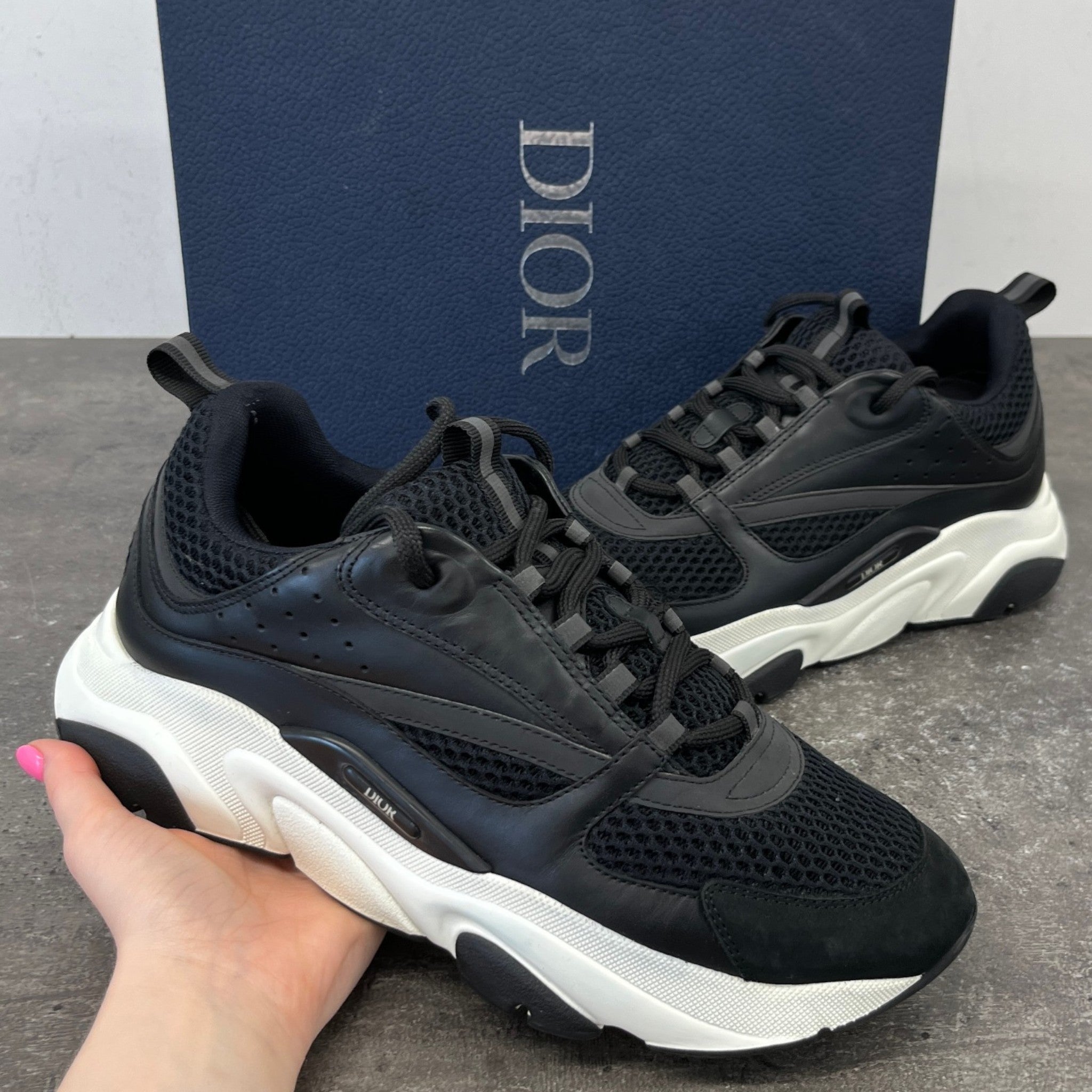 Men's B22 Low Trainers Black Size EU 43.5 / UK 9.5