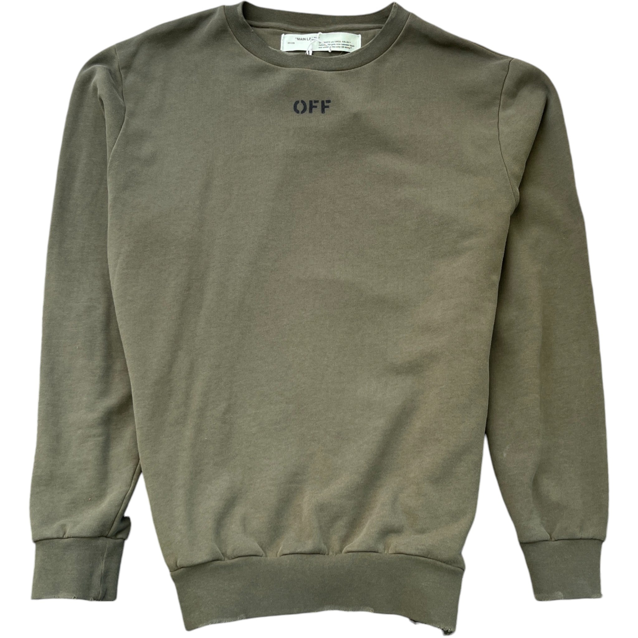 Men's Side Zips Sweatshirt Green Size L