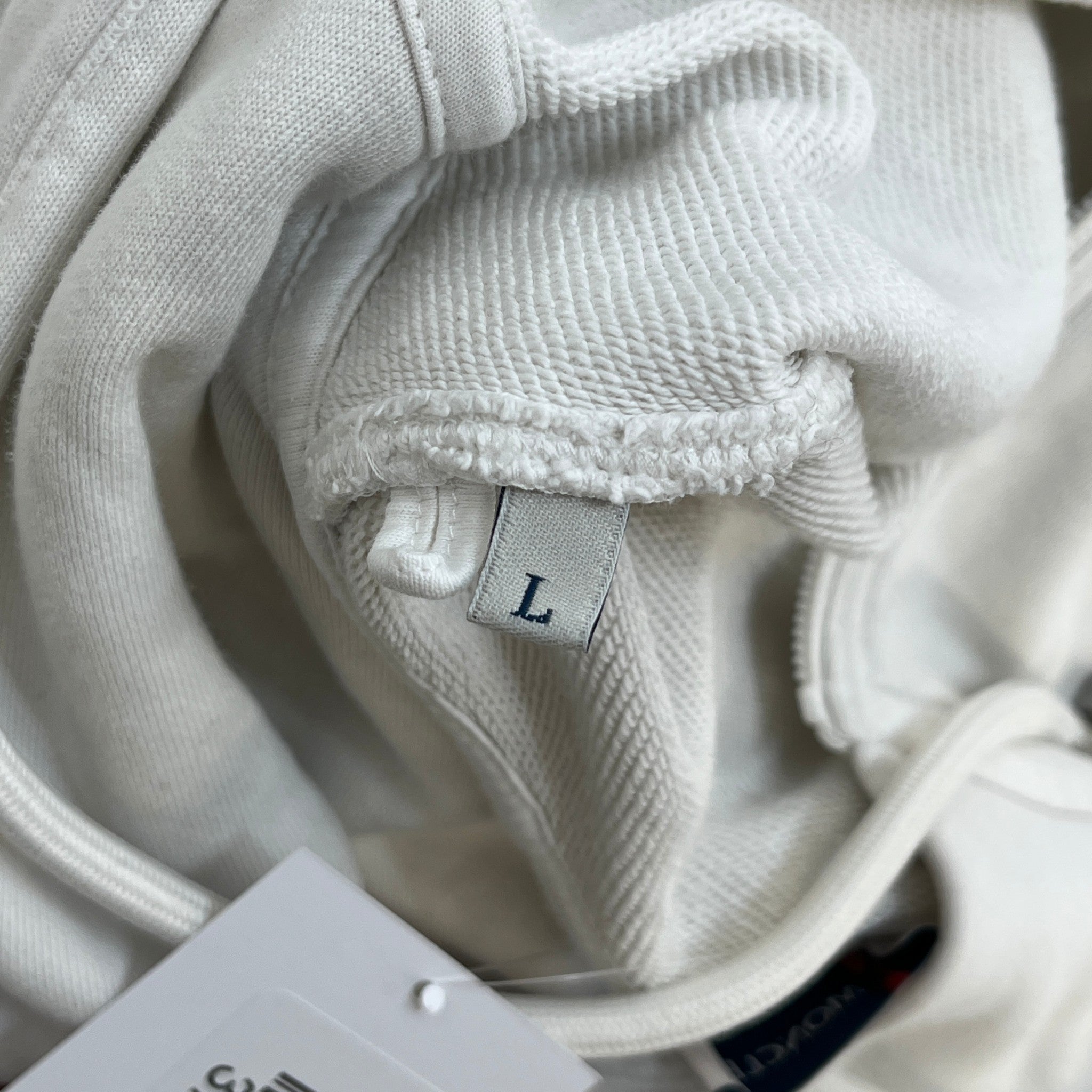 Men's Maglia Cardigan Hoodie White Size L