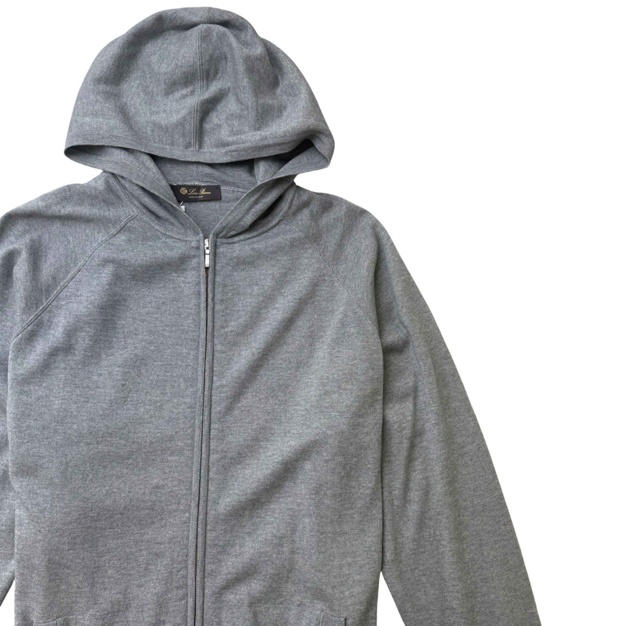 Men's Cashmere Full Tracksuit Grey Size XXL