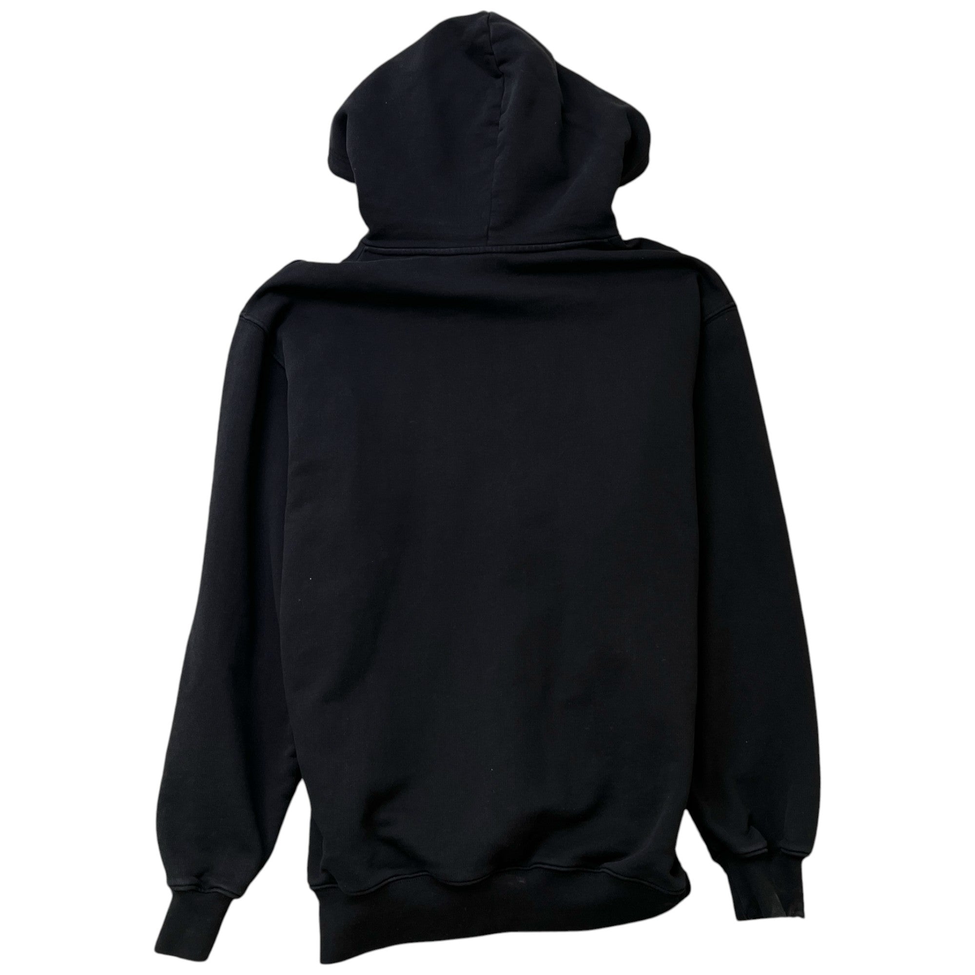 Men's Embroidered Logo Hoodie Black Size XS