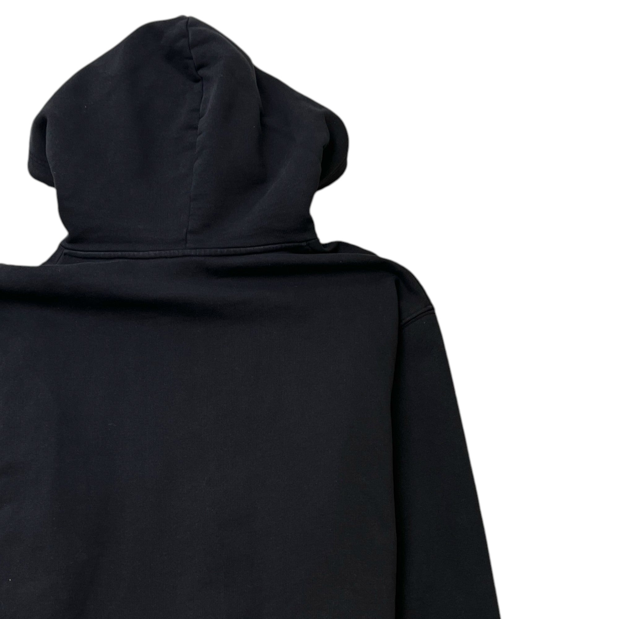 Men's Embroidered Logo Hoodie Black Size XS