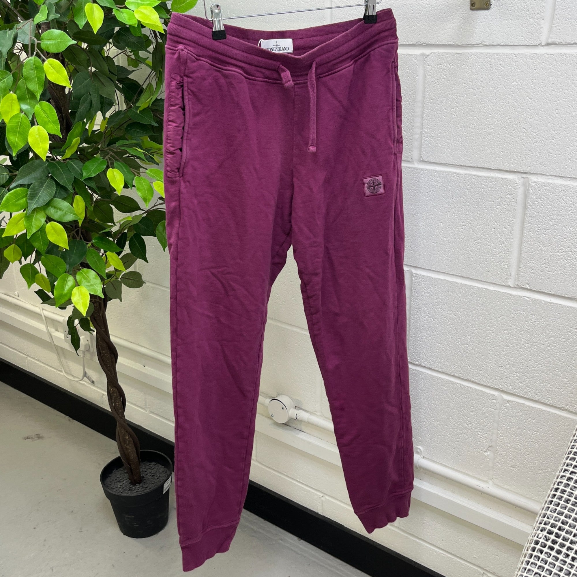 Men's Compass Logo Joggers Purple Size M