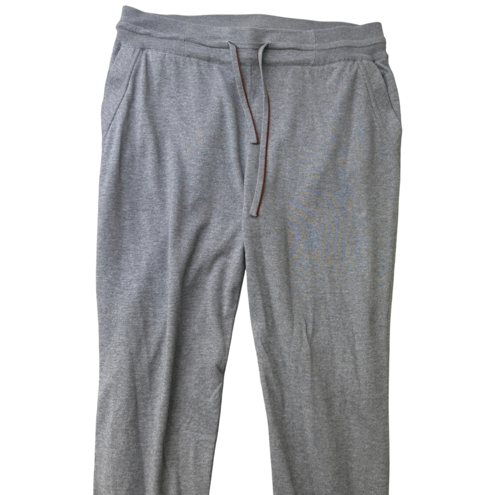 Men's Cashmere Full Tracksuit Grey Size XXL