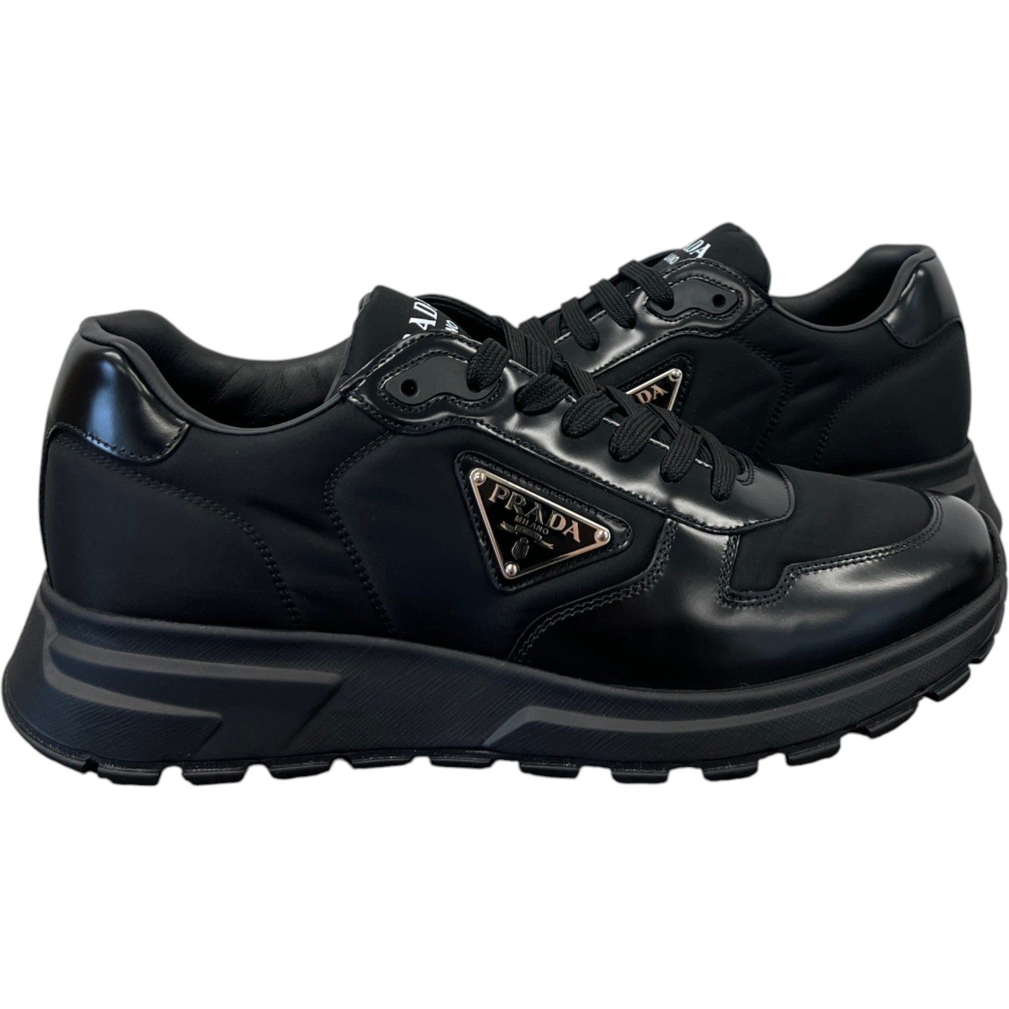 Men's Re-Nylon Low Trainers Black Size EU 41 / UK 7