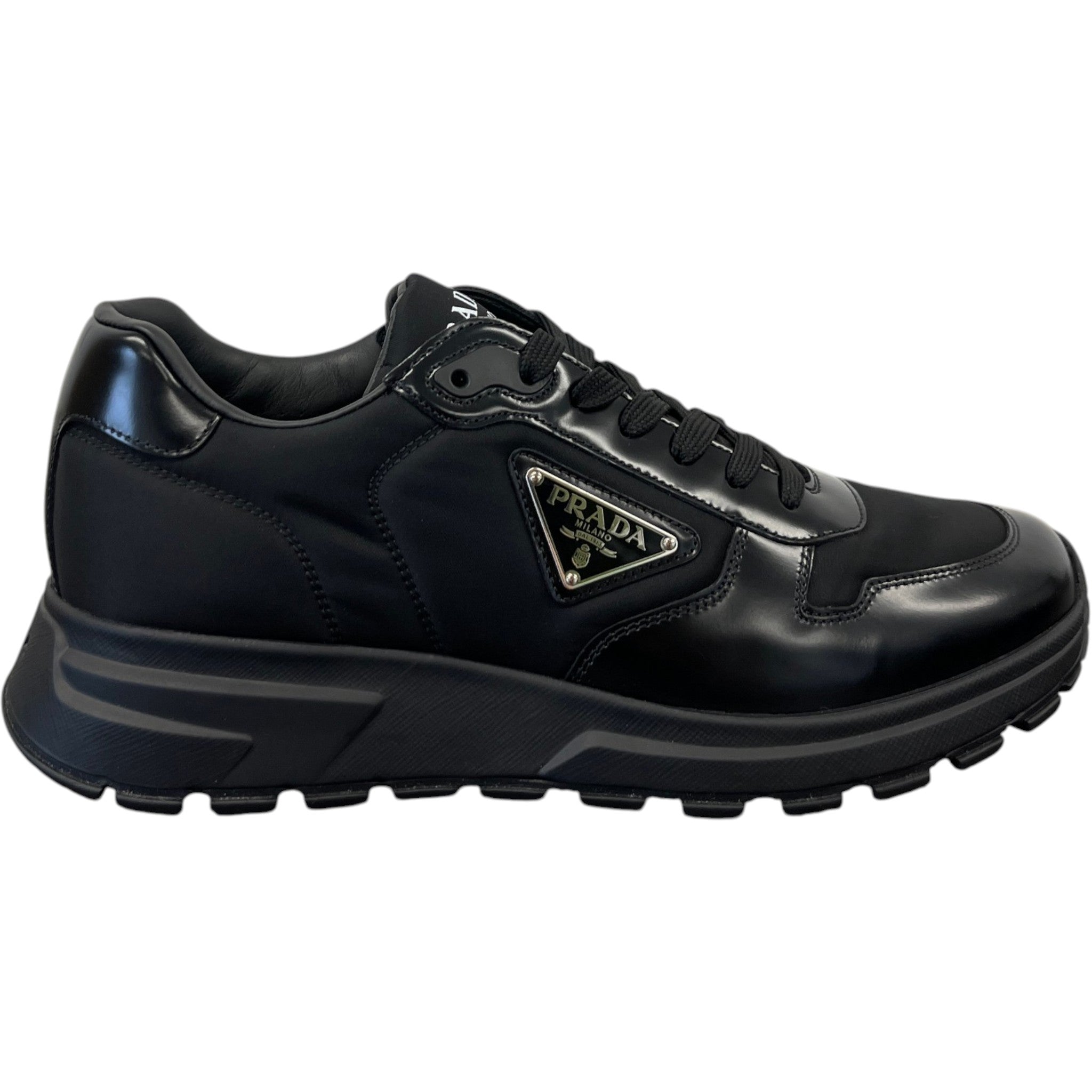 Men's Re-Nylon Low Trainers Black Size EU 41 / UK 7
