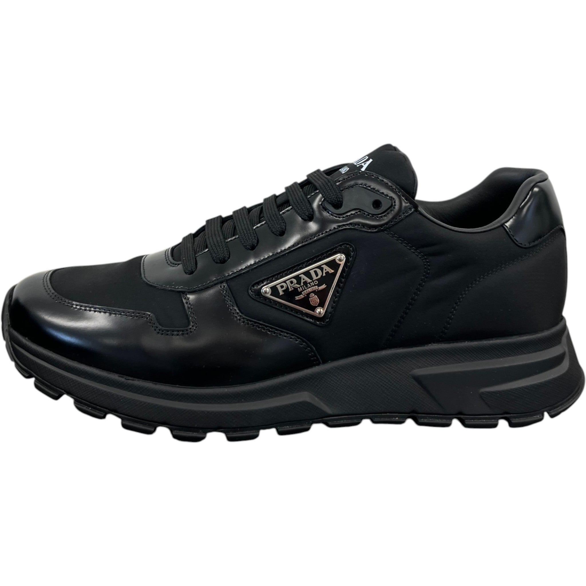 Men's Re-Nylon Low Trainers Black Size EU 41 / UK 7