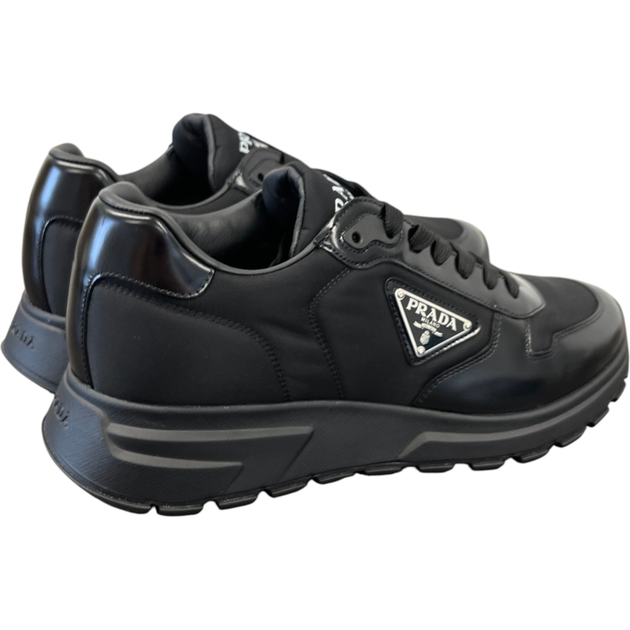 Men's Re-Nylon Low Trainers Black Size EU 41 / UK 7