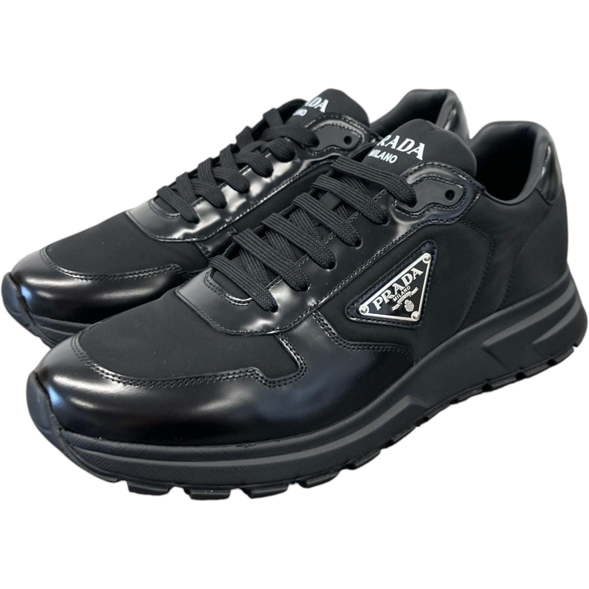 Men's Re-Nylon Low Trainers Black Size EU 41 / UK 7