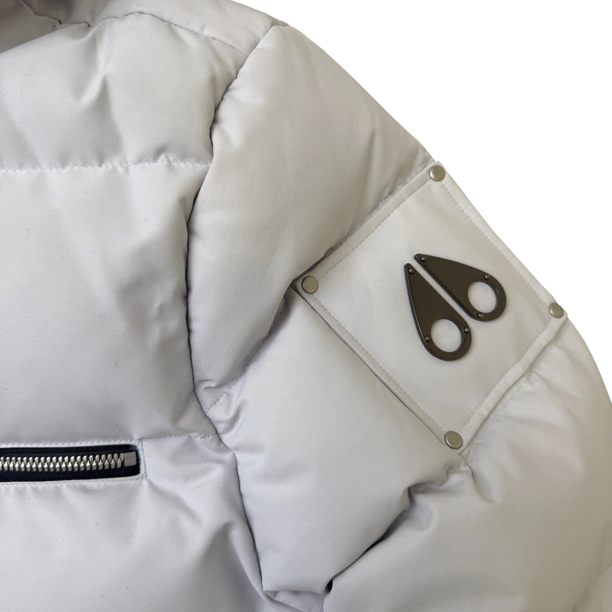 Men's Cloud Bomber Down Jacket White Size XXL