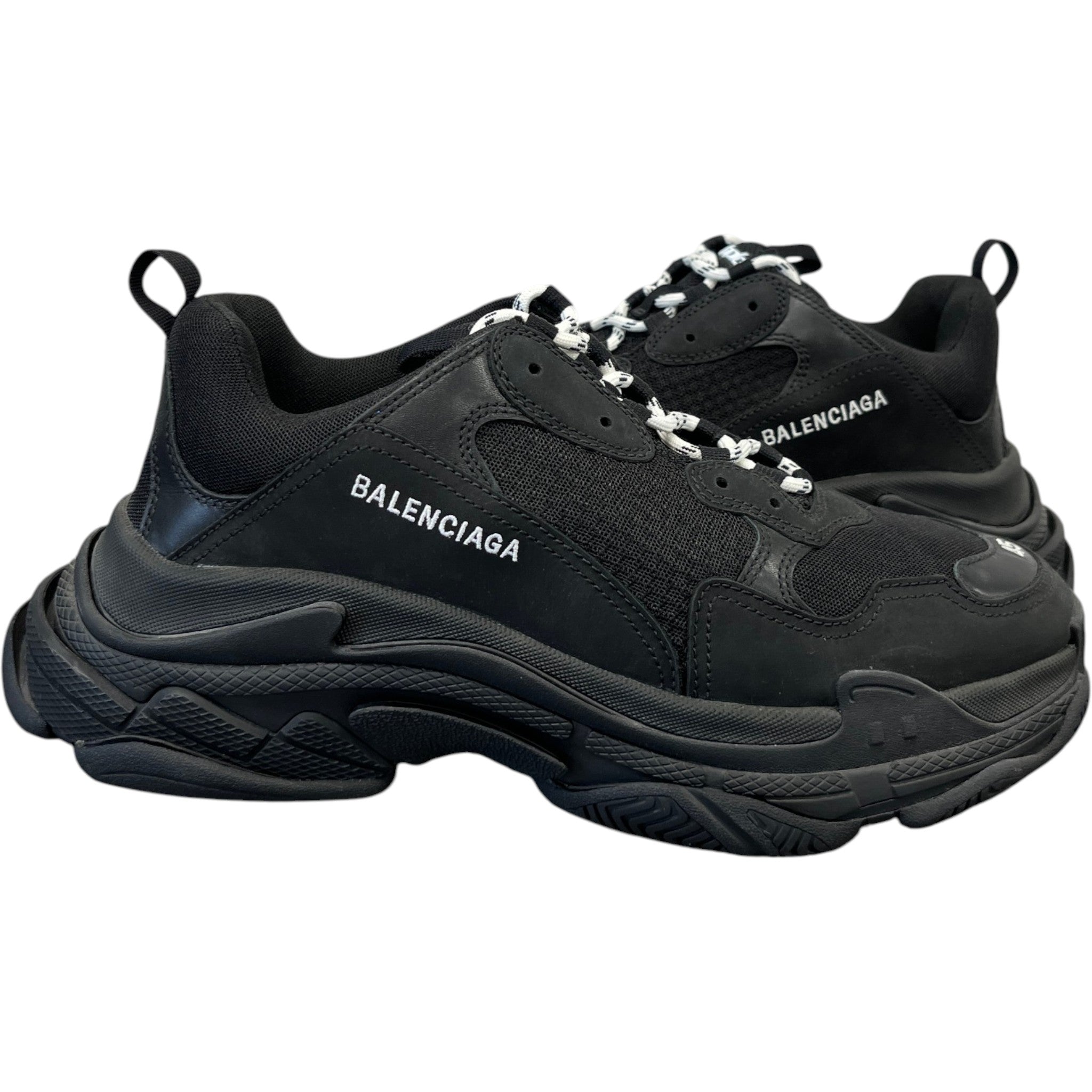 Men's Triple S Low Trainers Black Size EU 45 / UK 11