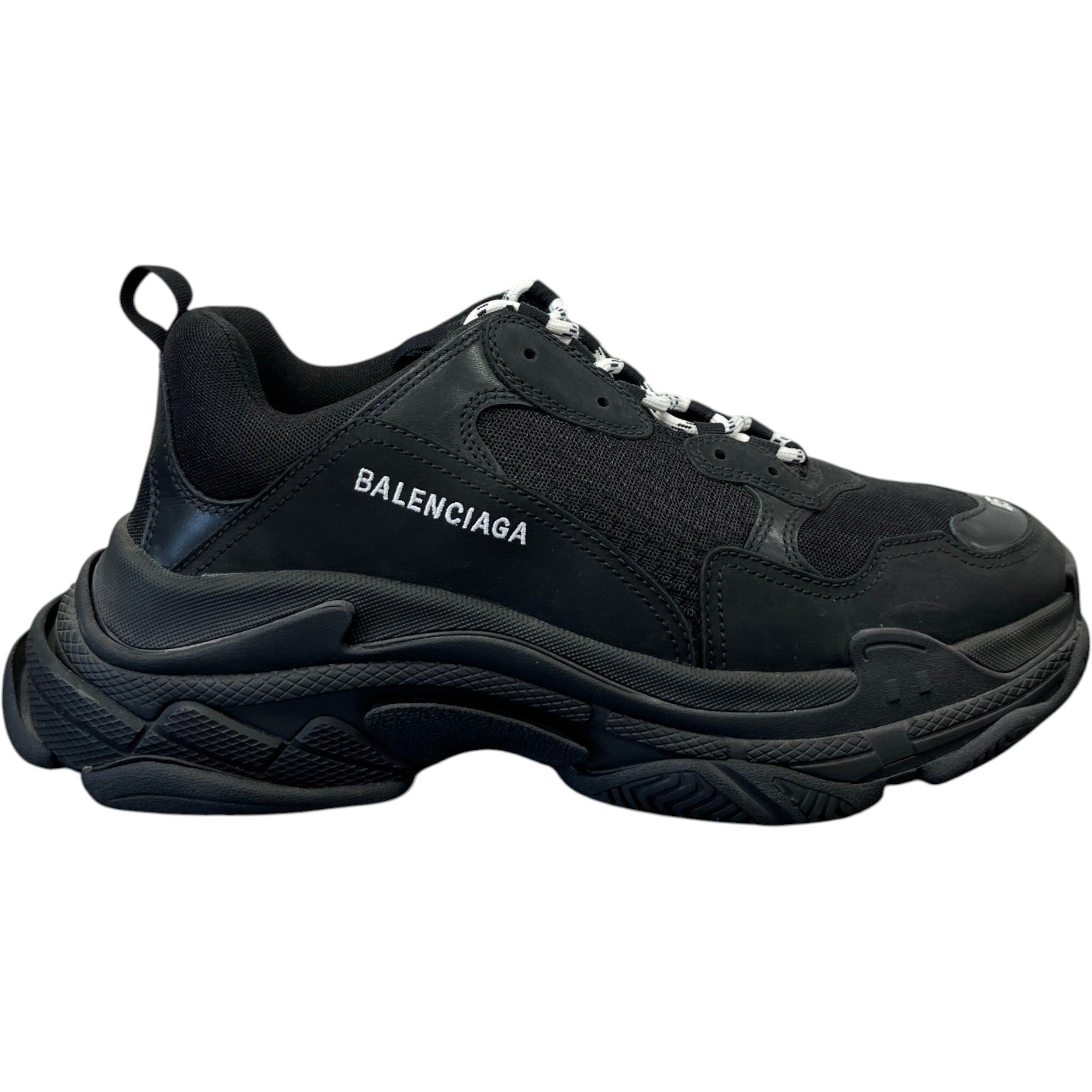 Men's Triple S Low Trainers Black Size EU 45 / UK 11