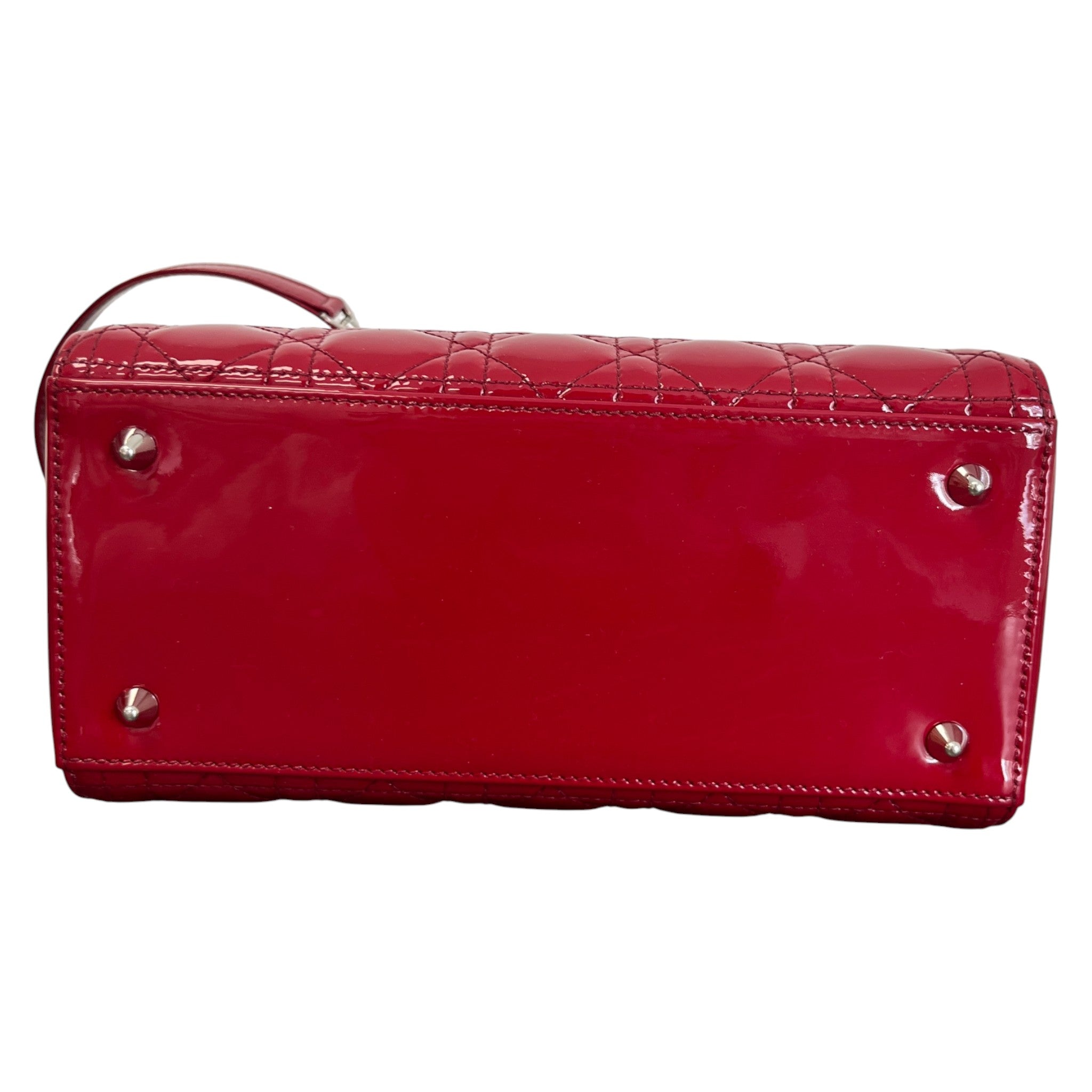 Women's Lady Dior Medium Bag Red