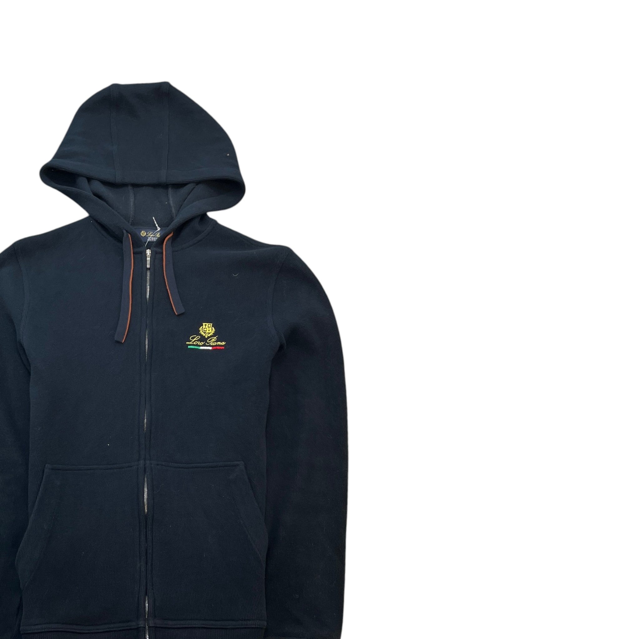 Men's Horsey Logo Hoodie Navy Size XS