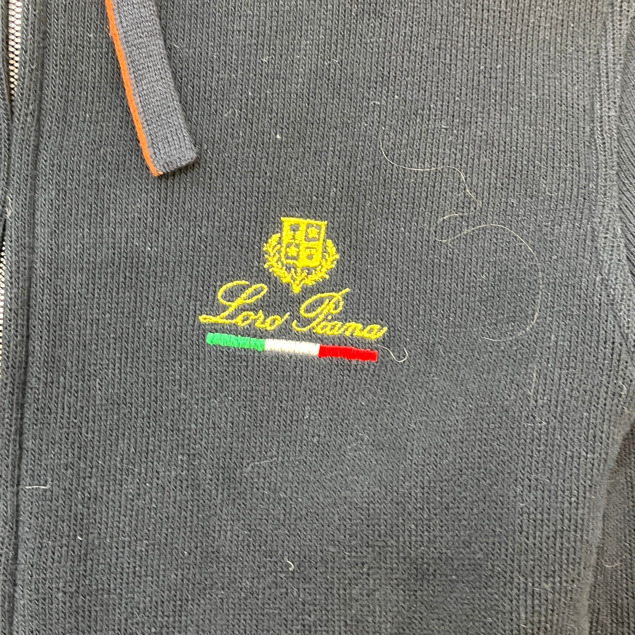 Men's Horsey Logo Hoodie Navy Size XS