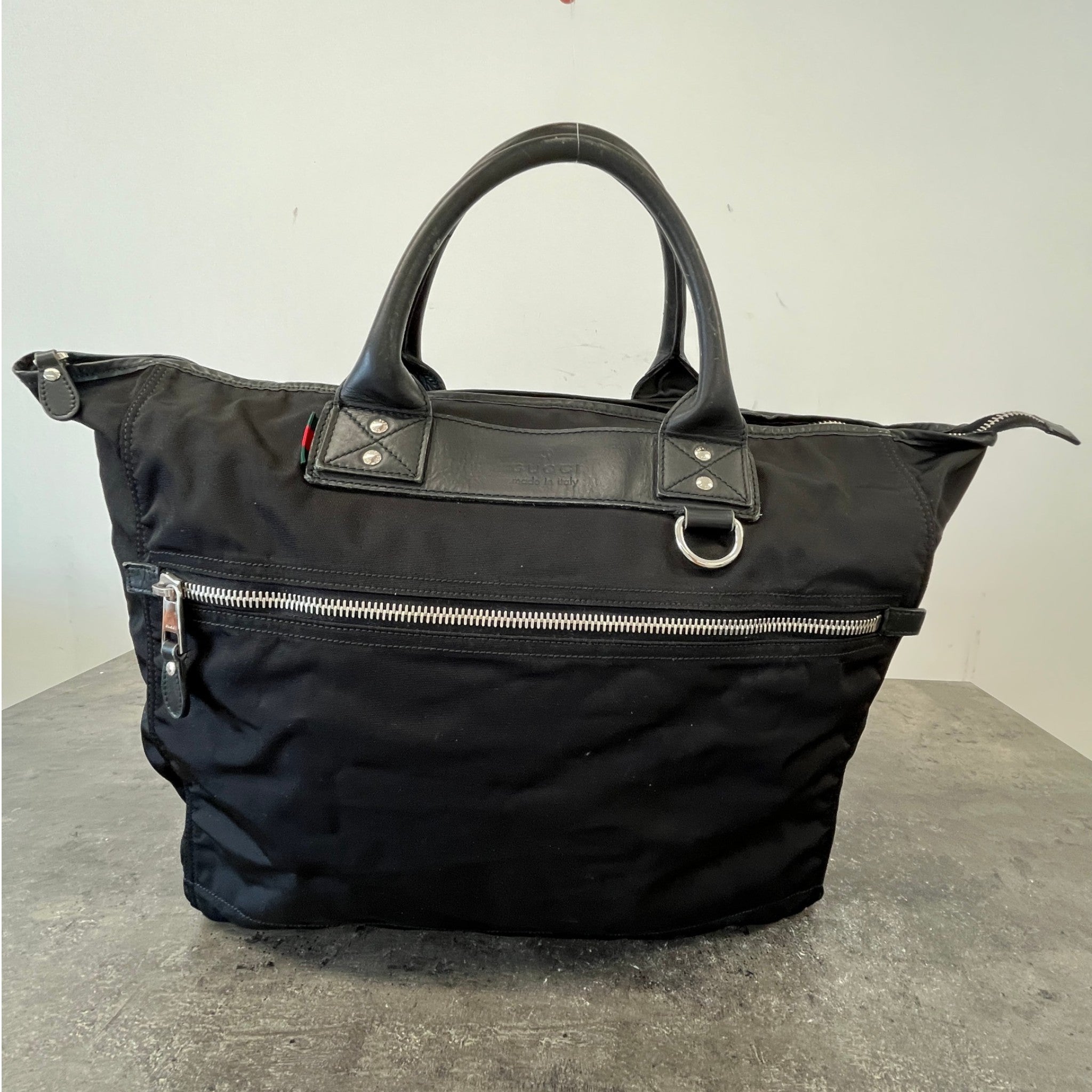 Nylon Business Travel Bag Black