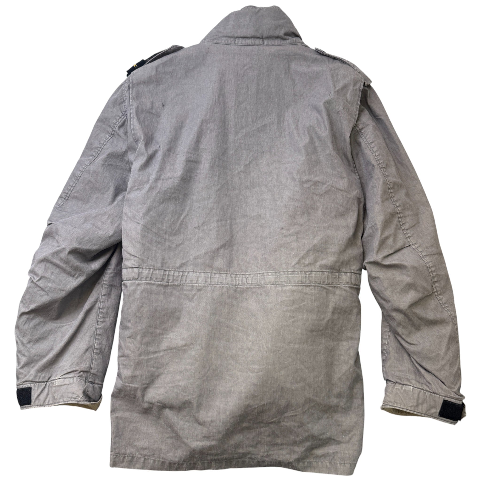 Men's Utility Applique Logo Jacket Grey Size XXL