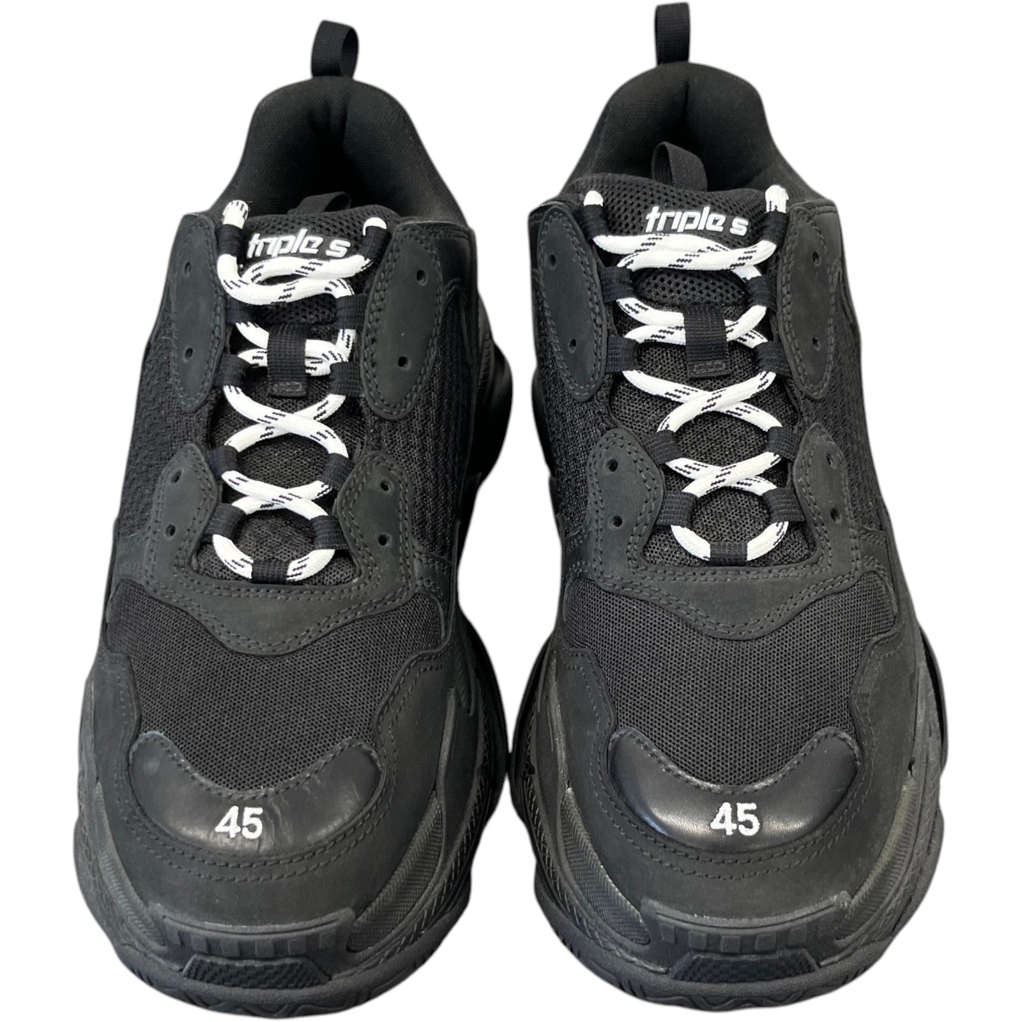 Men's Triple S Low Trainers Black Size EU 45 / UK 11