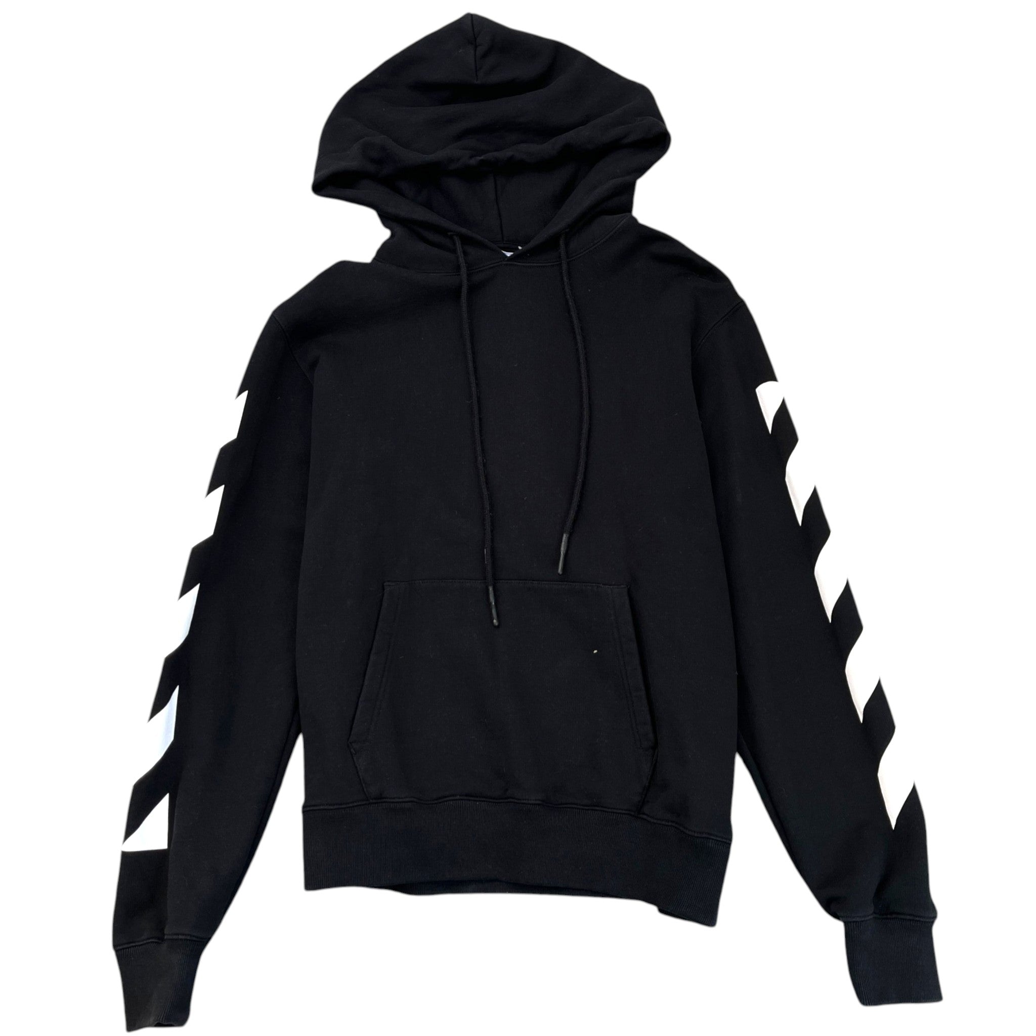 Men's Arrow Logo Hoodie Black Size S
